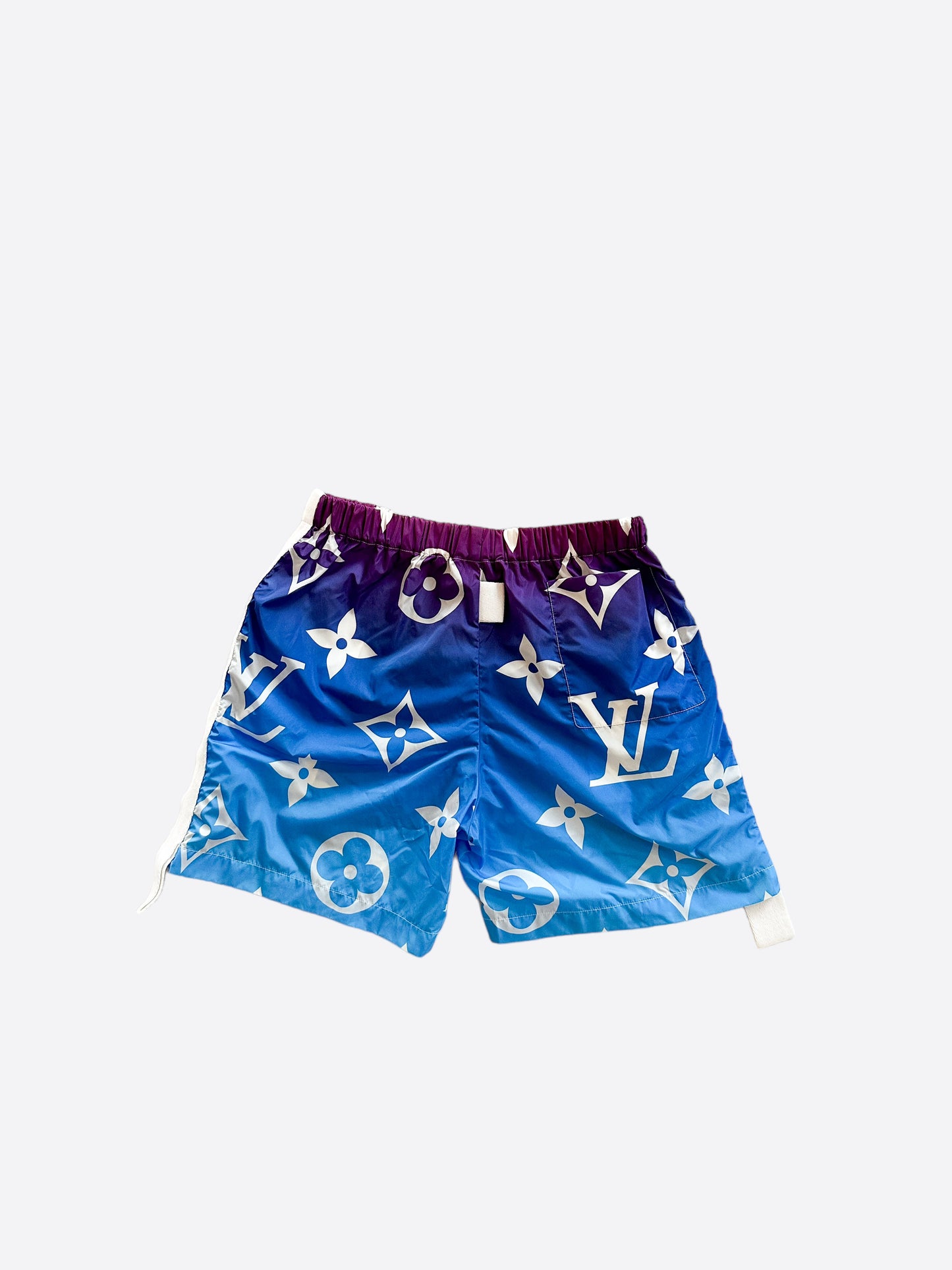 Louis Vuitton Blue & Purple Gradient Monogram Swimshorts