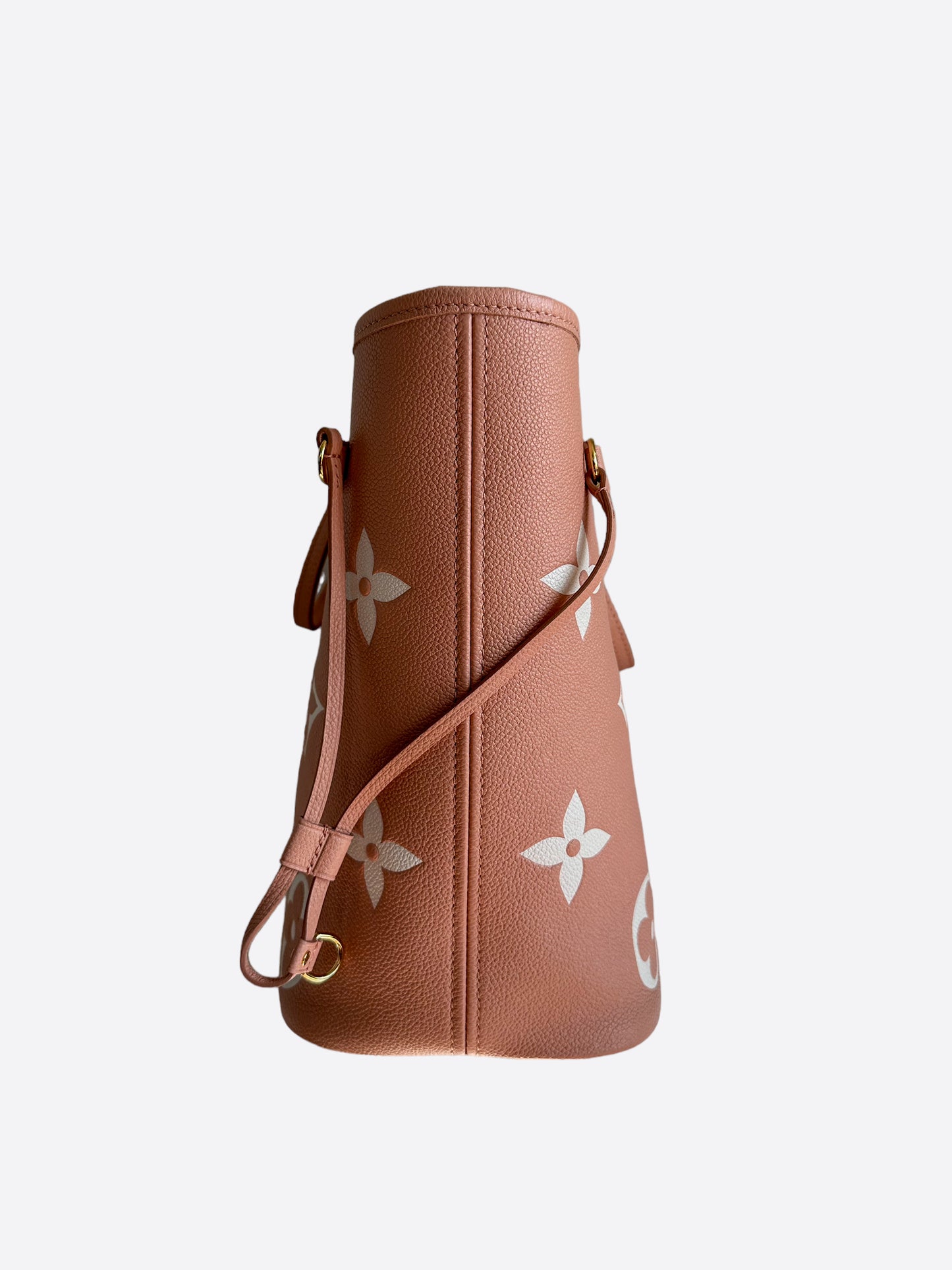 Louis Vuitton Pink & White Monogram Empreinte Neverfull MM
