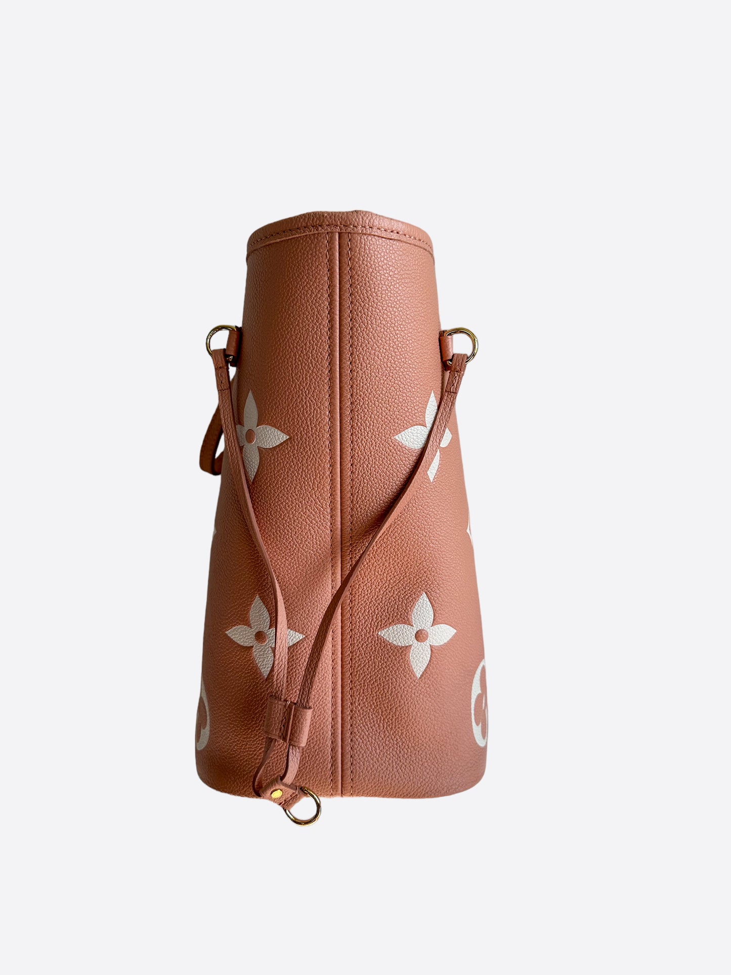 Louis Vuitton Pink & White Monogram Empreinte Neverfull MM