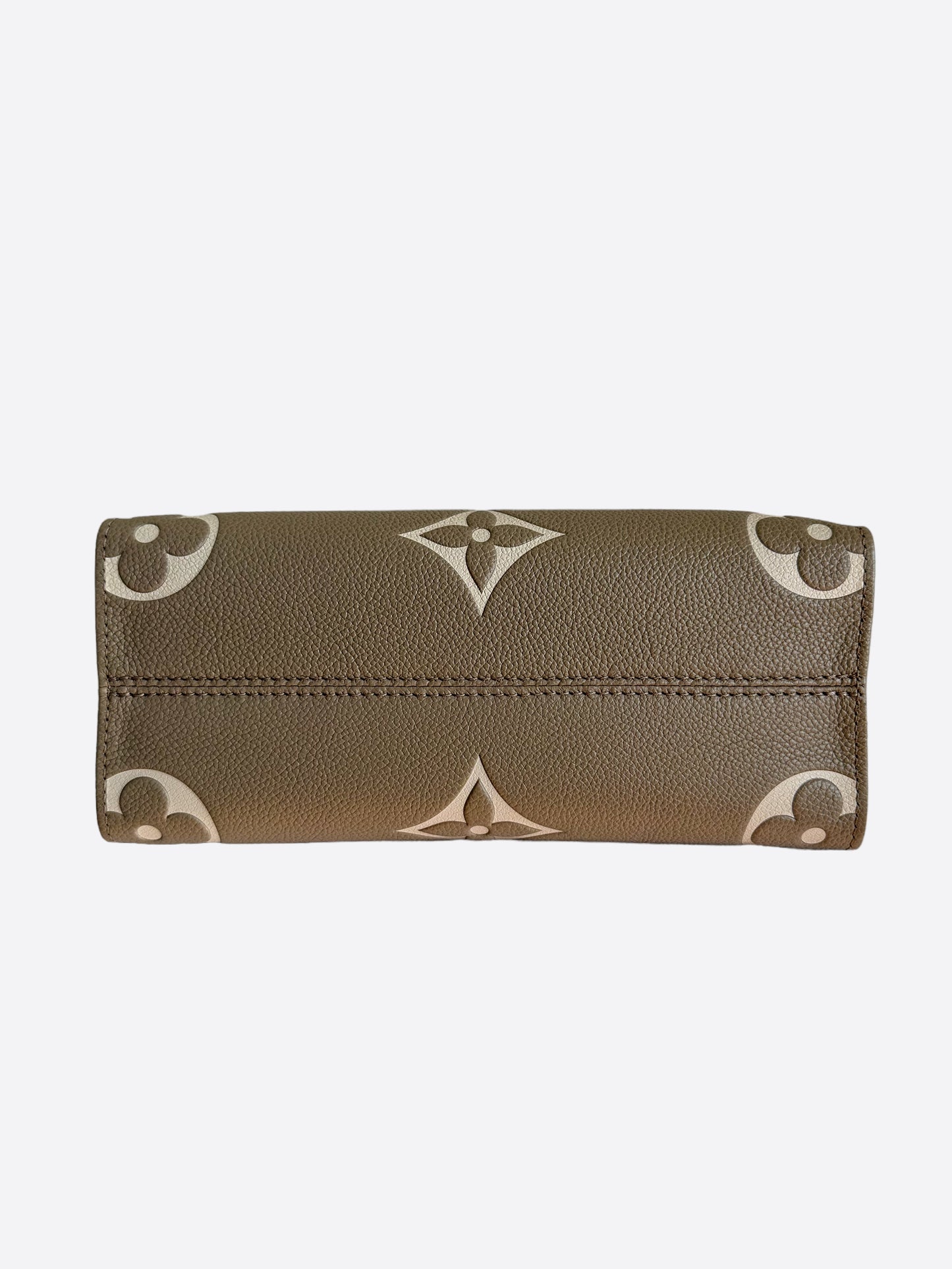 Louis Vuitton Dove & Cream Monogram Empreinte OnTheGo PM