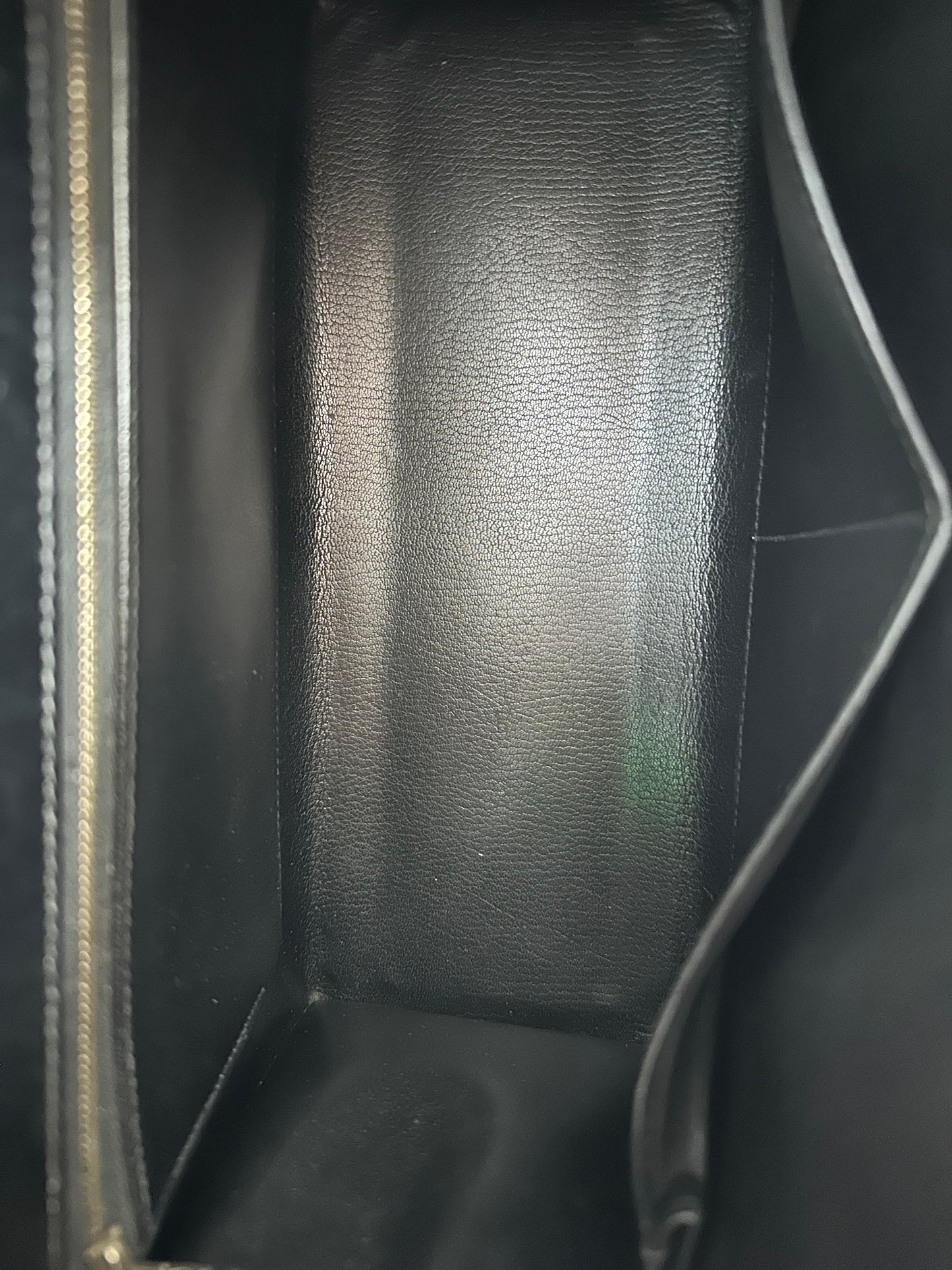 Hermes Black Box Leather Kelly 28