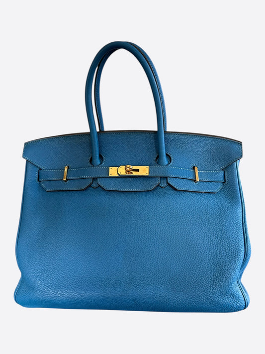 Hermes Blue Togo Birkin 35
