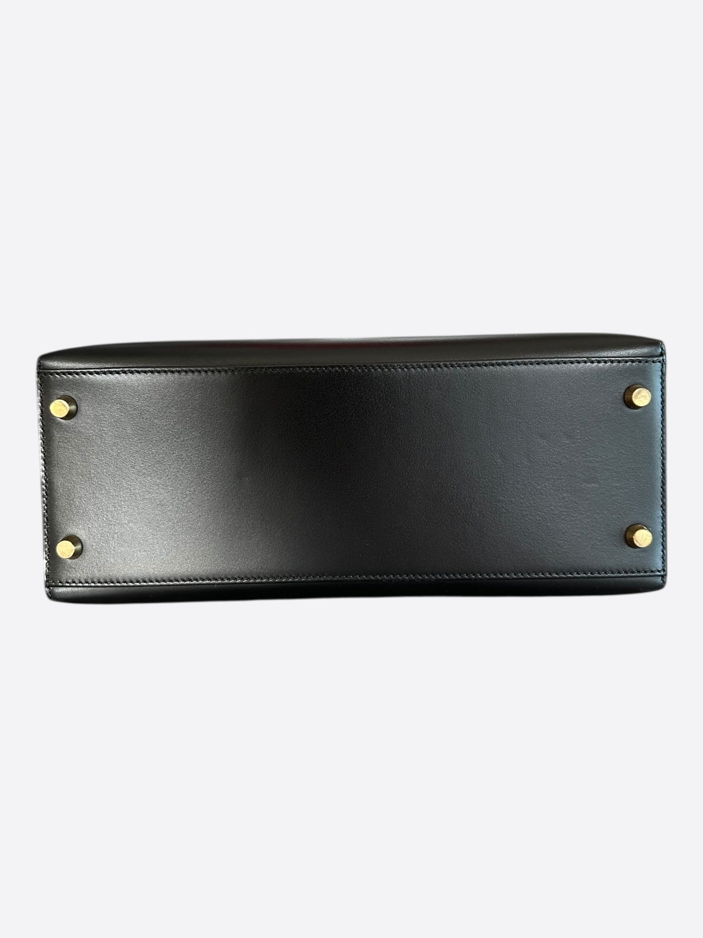 Hermes Black Box Leather Kelly 28