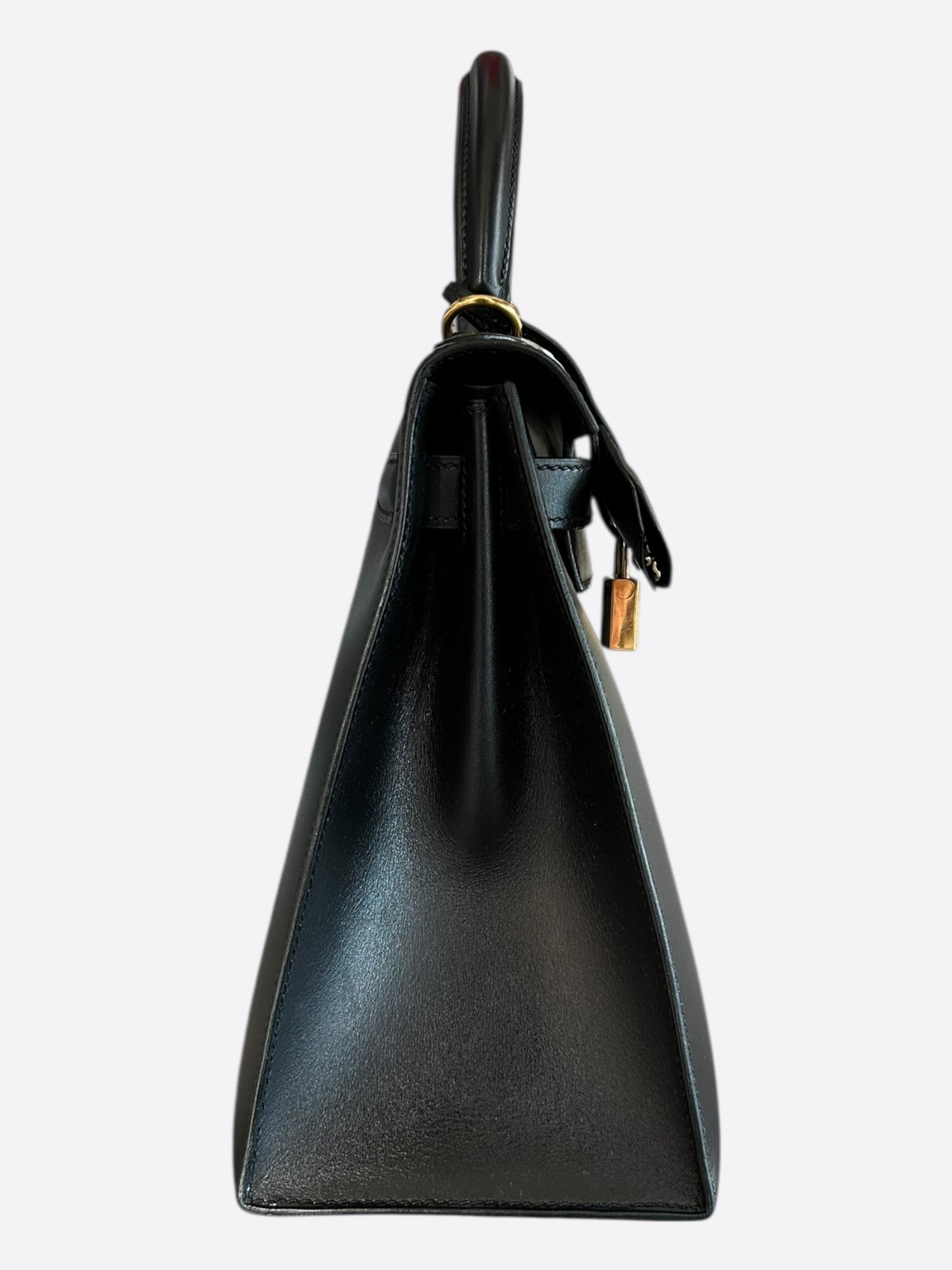 Hermes Black Box Leather Kelly 28