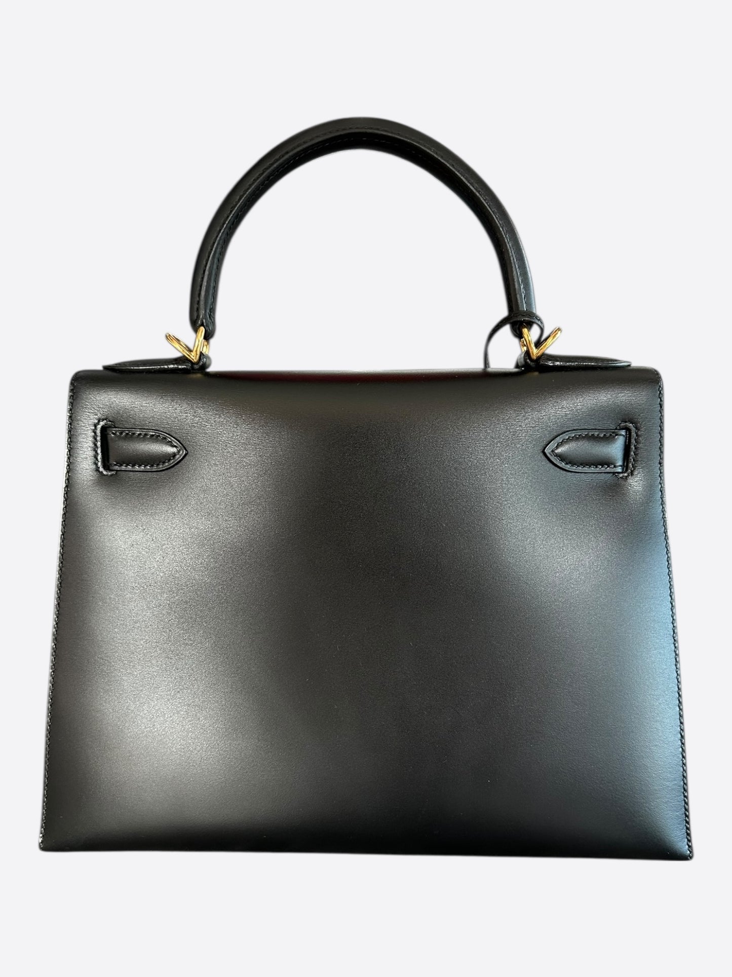Hermes Black Box Leather Kelly 28