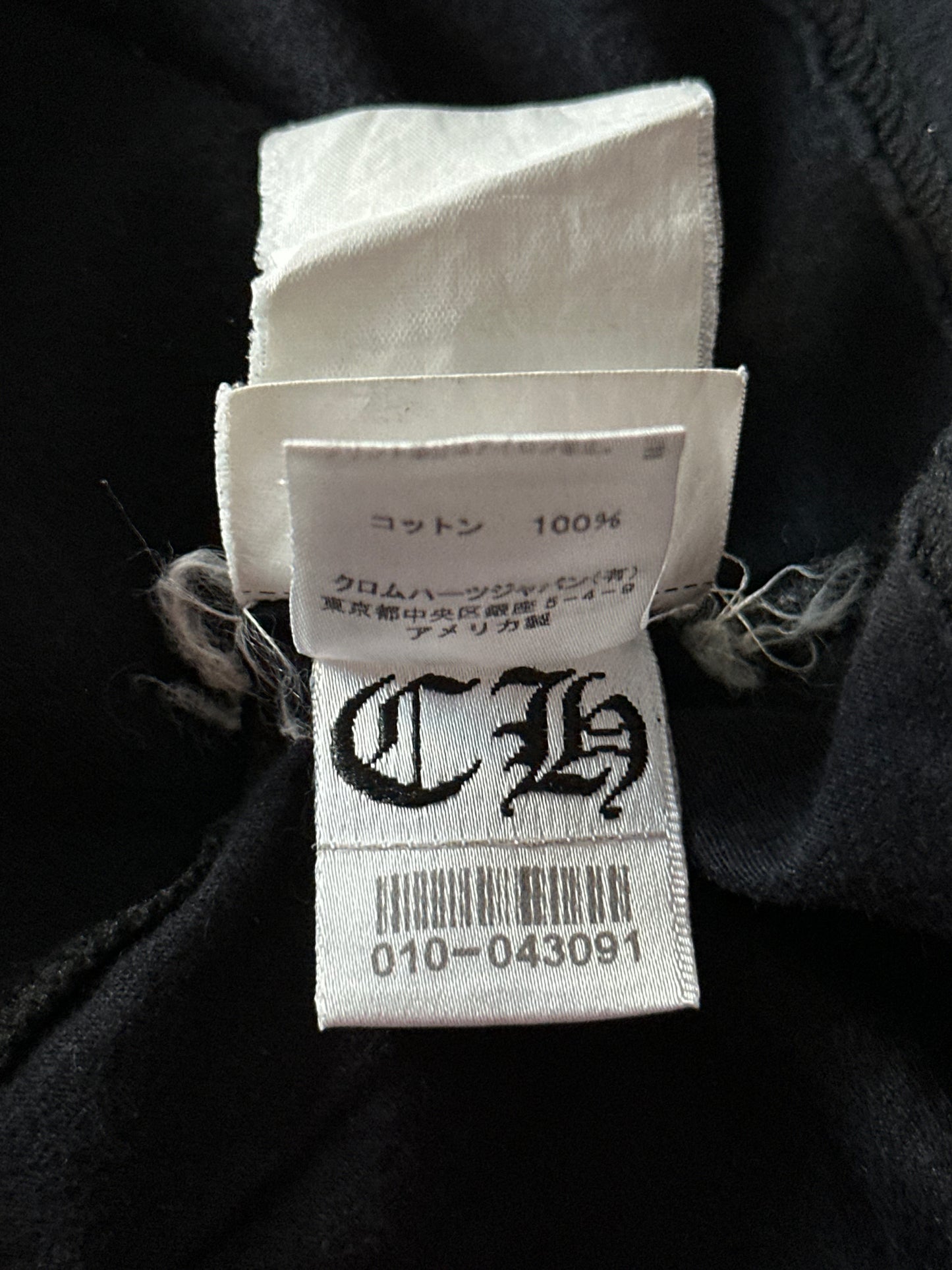 Chrome Hearts Black & White Tokyo Exclusive Eyechart T-Shirt