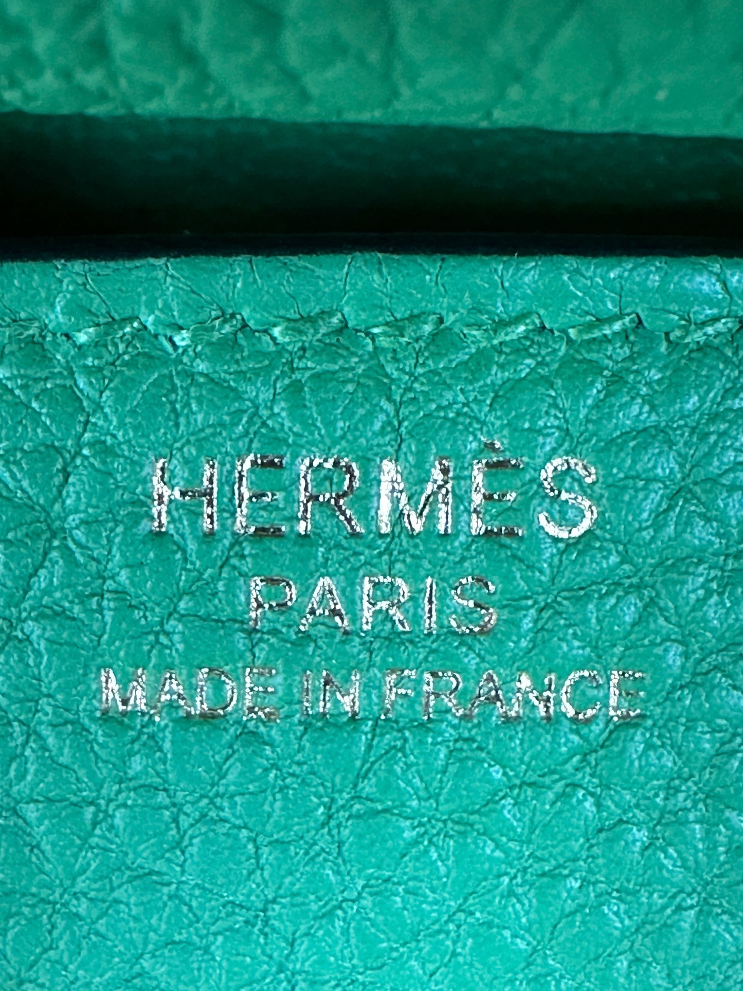 Hermes Vert Yucca Togo Birkin 25