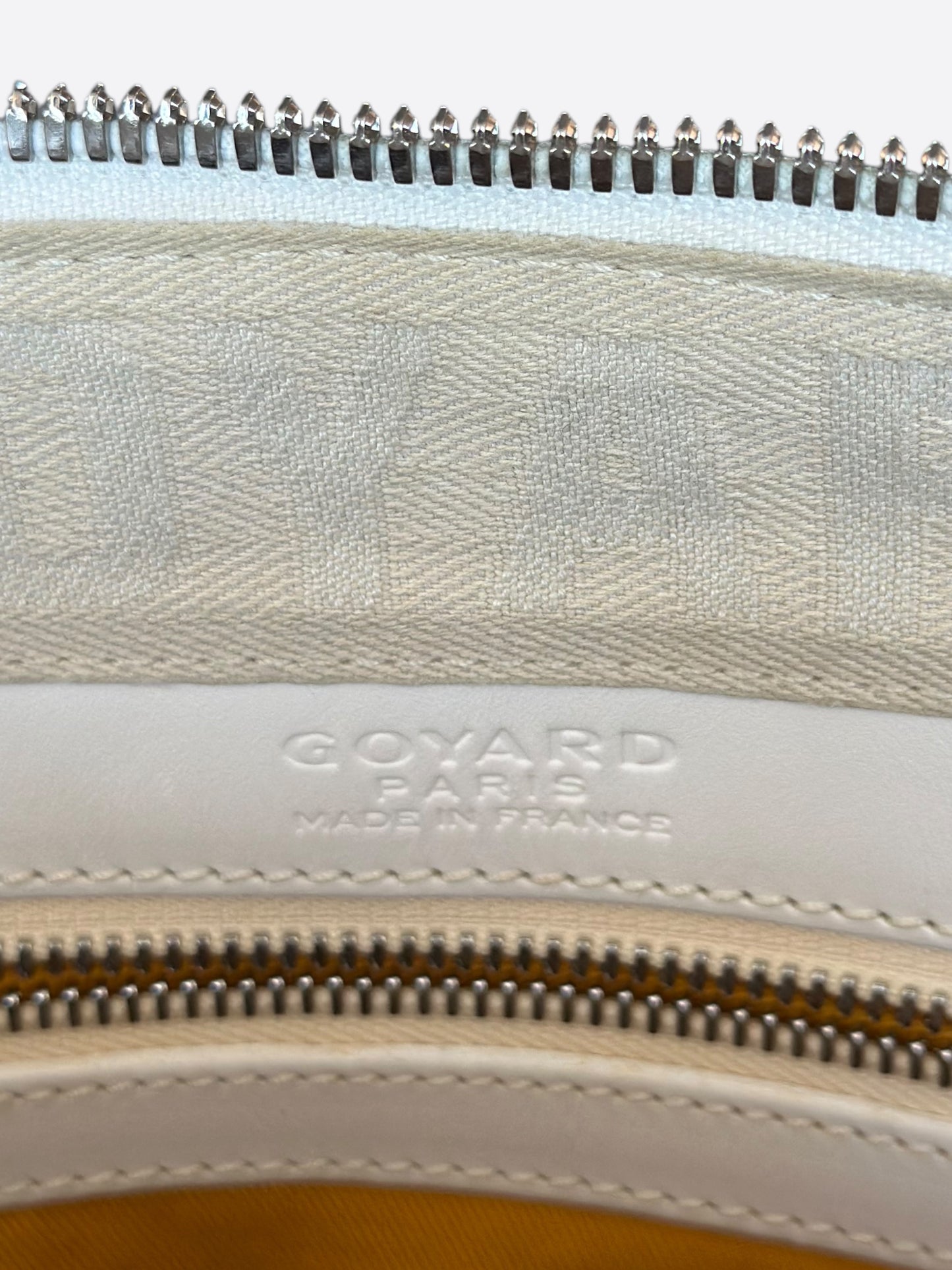 Goyard White Boston 50 Duffel Bag