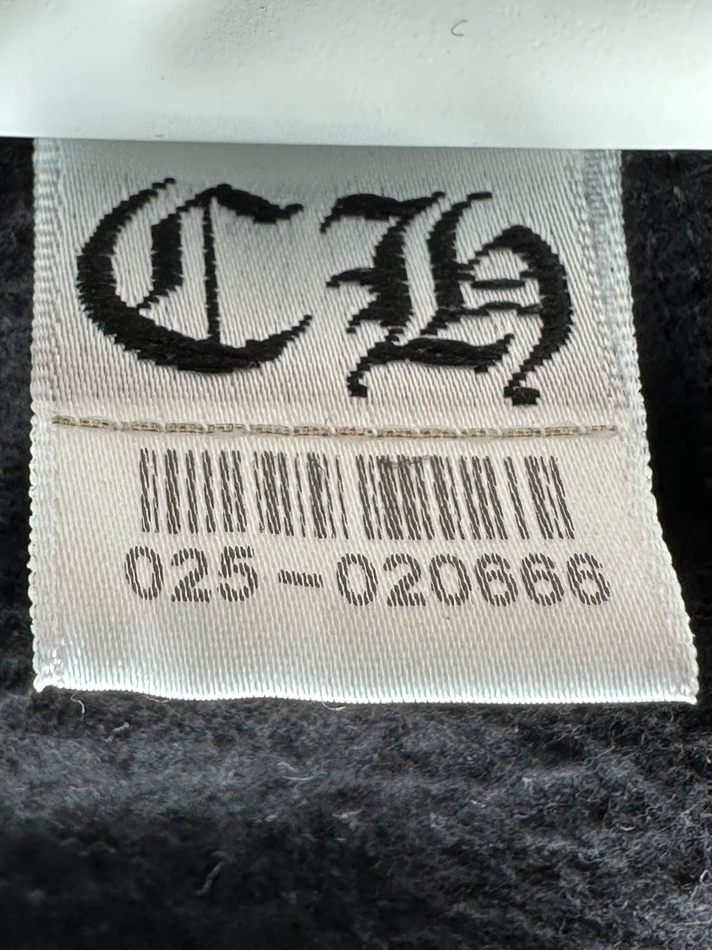 Chrome Hearts Black Leather Varsity Jacket