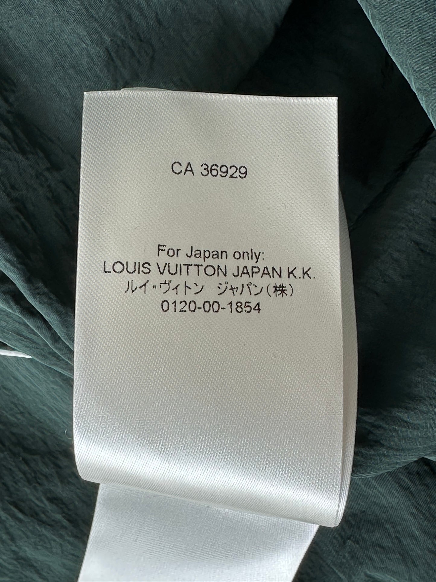Louis Vuitton White & Green Graphic Windbreaker