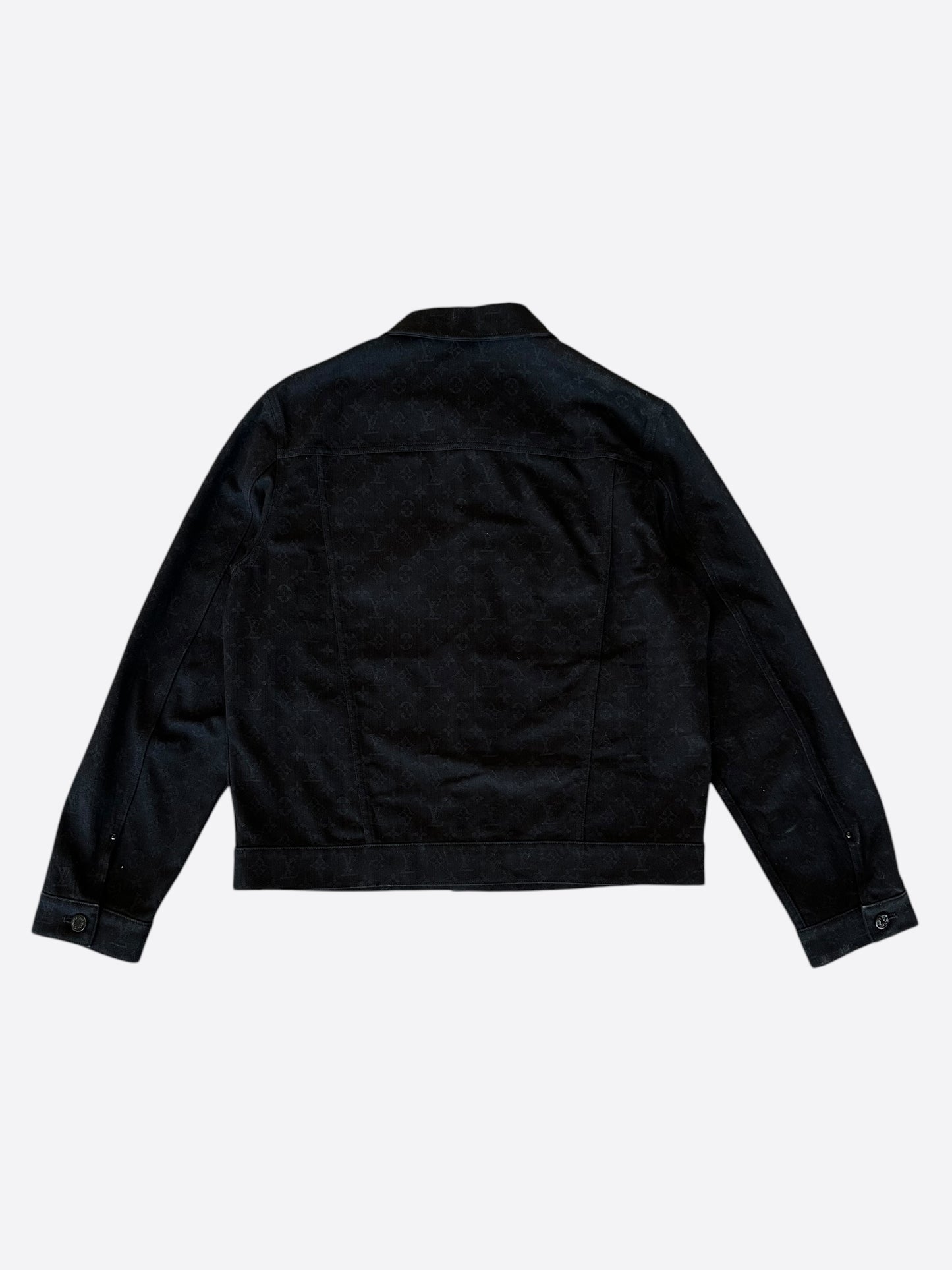 Louis Vuitton Black Monogram Denim Jacket