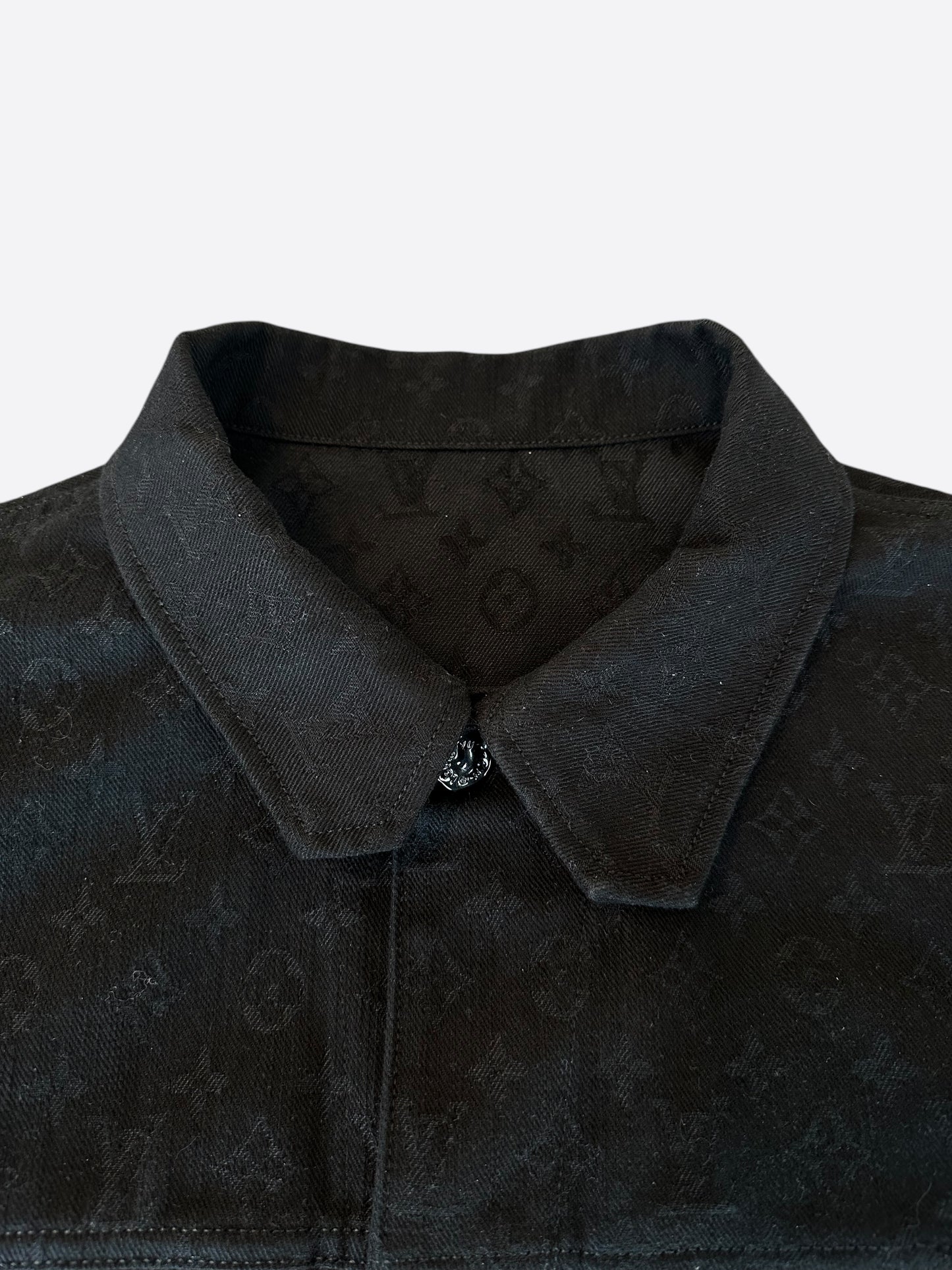 Louis Vuitton Black Monogram Denim Jacket