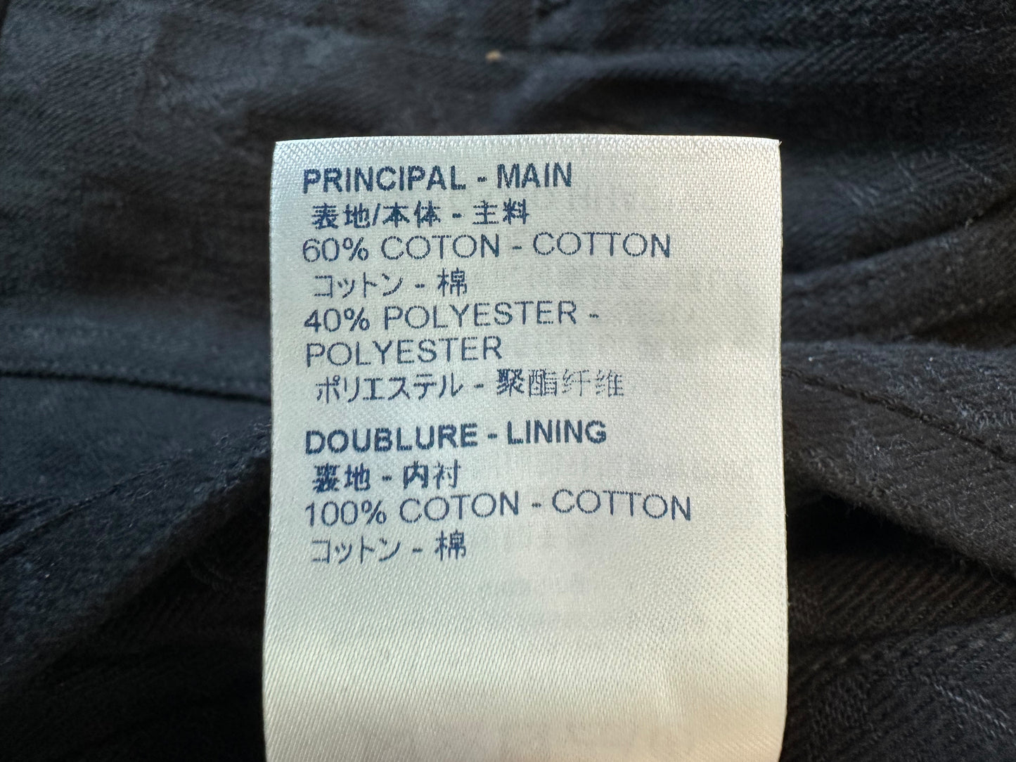 Louis Vuitton Black Monogram Denim Jacket