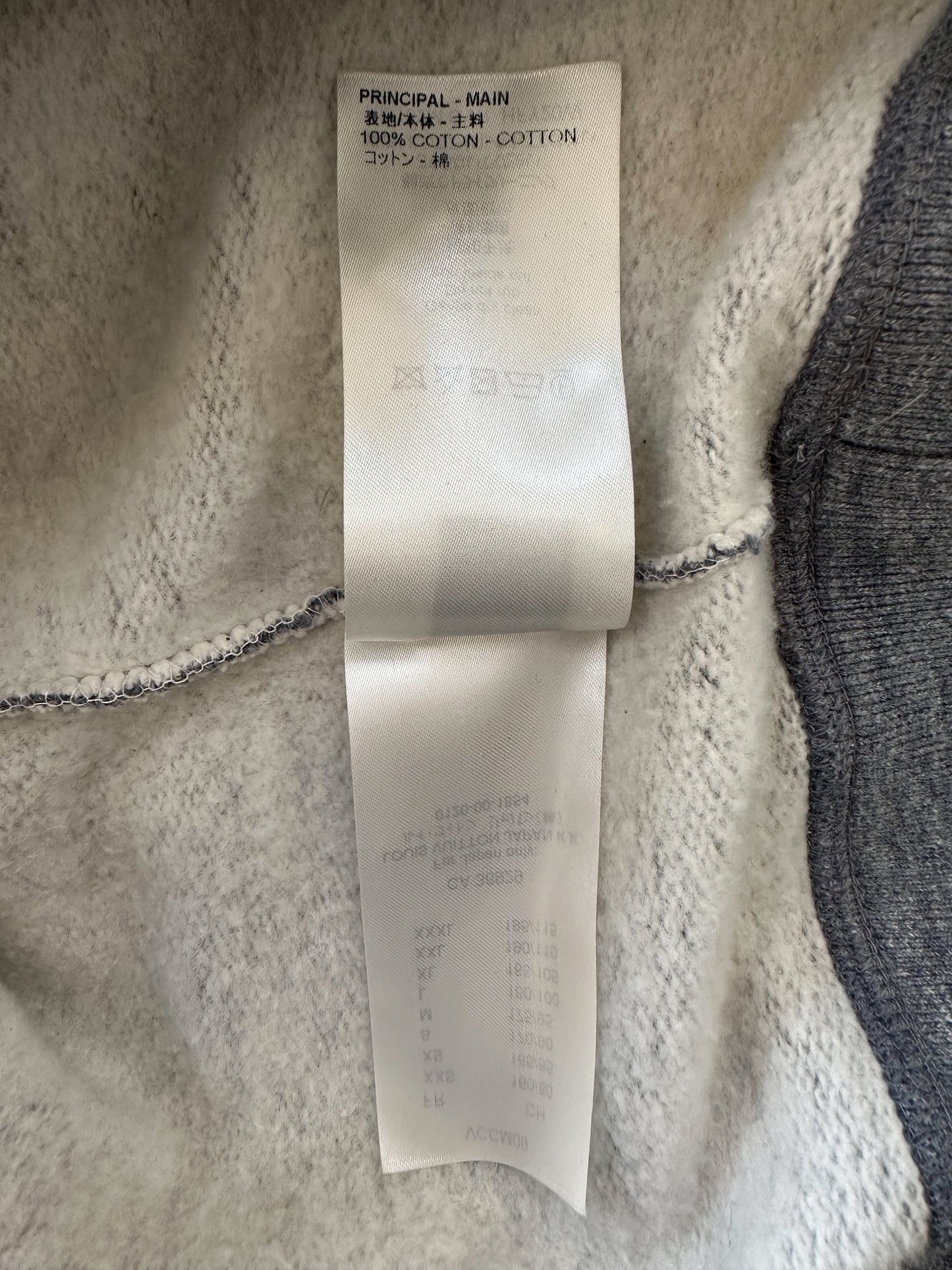 Louis Vuitton Grey & Pink Upside Down Sweater
