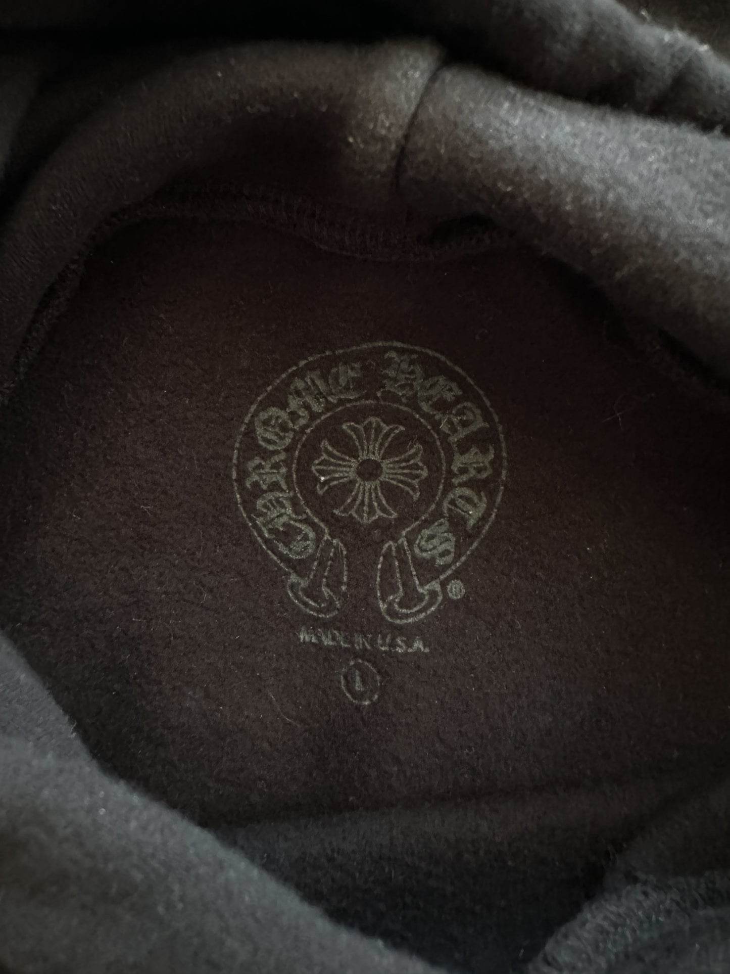 Chrome Hearts Black Multicolor Cross Hoodie