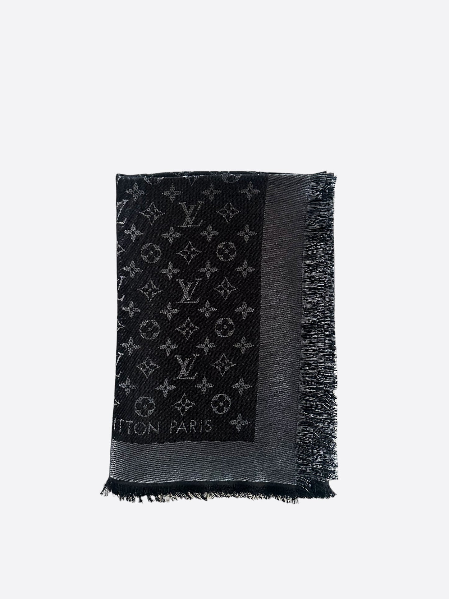 Louis Vuitton Grey Monogram Blanket Shawl