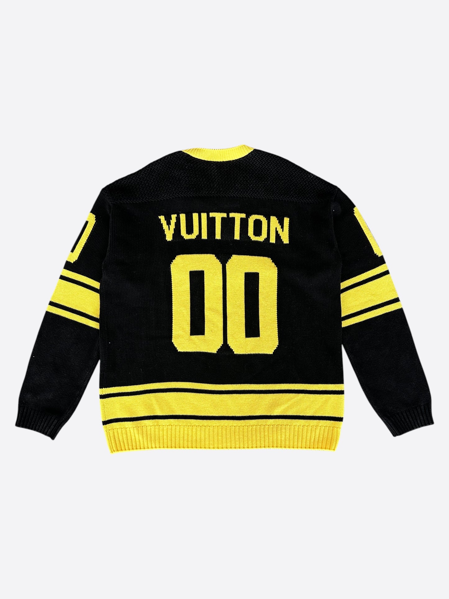 Louis Vuitton Black & Yellow Knit Jersey