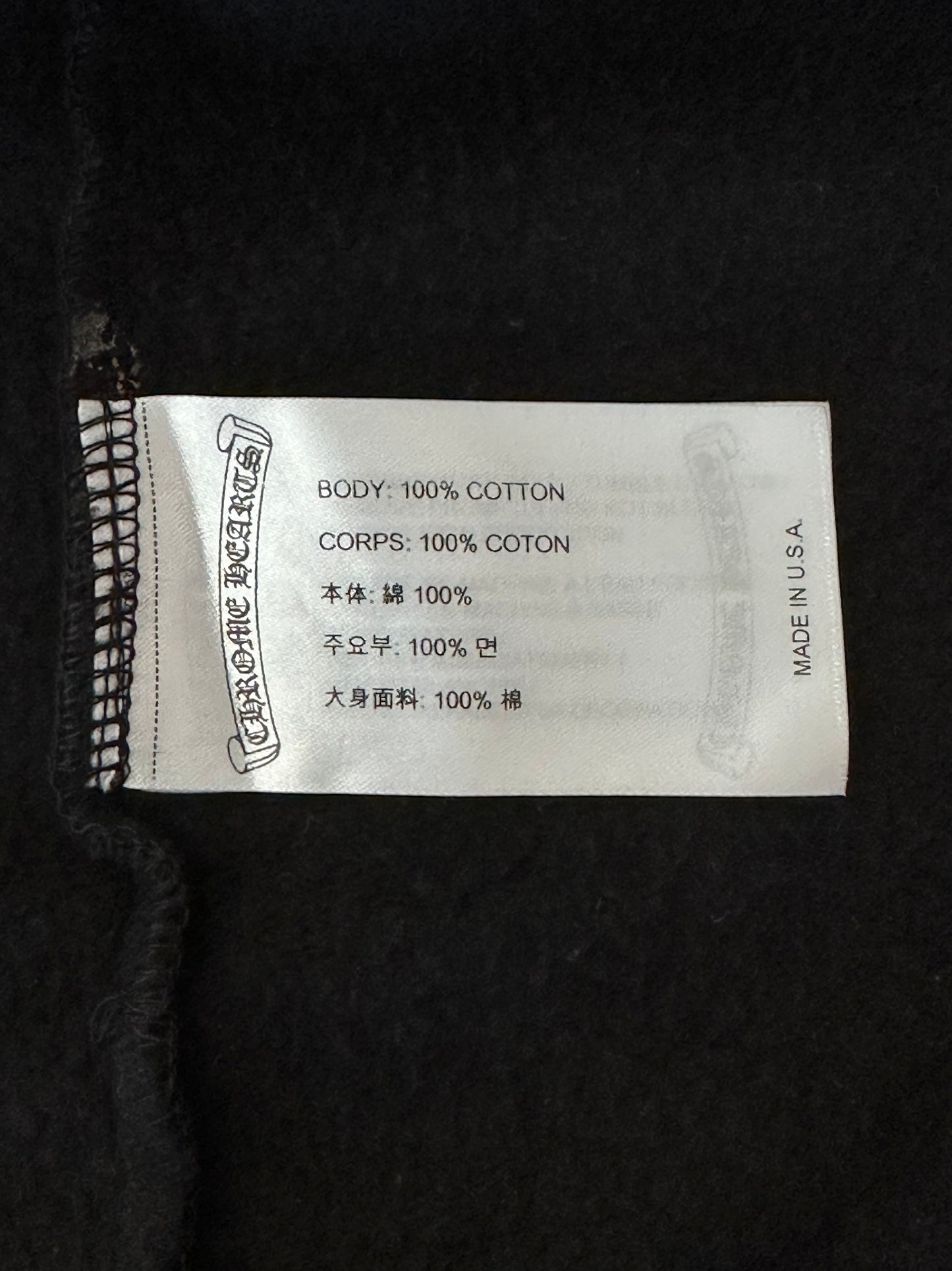 Chrome Hearts Black & Pink Online Exclusive Horseshoe Logo Hoodie