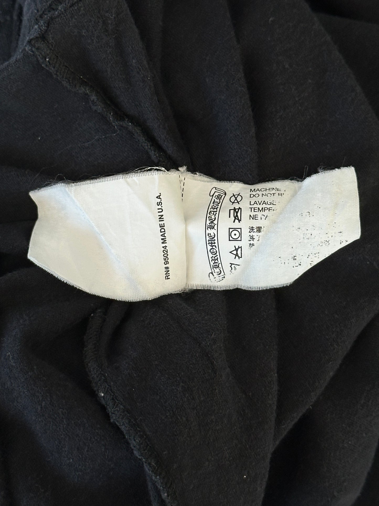 Chrome Hearts Black & White Made In Hollywood T-Shirt