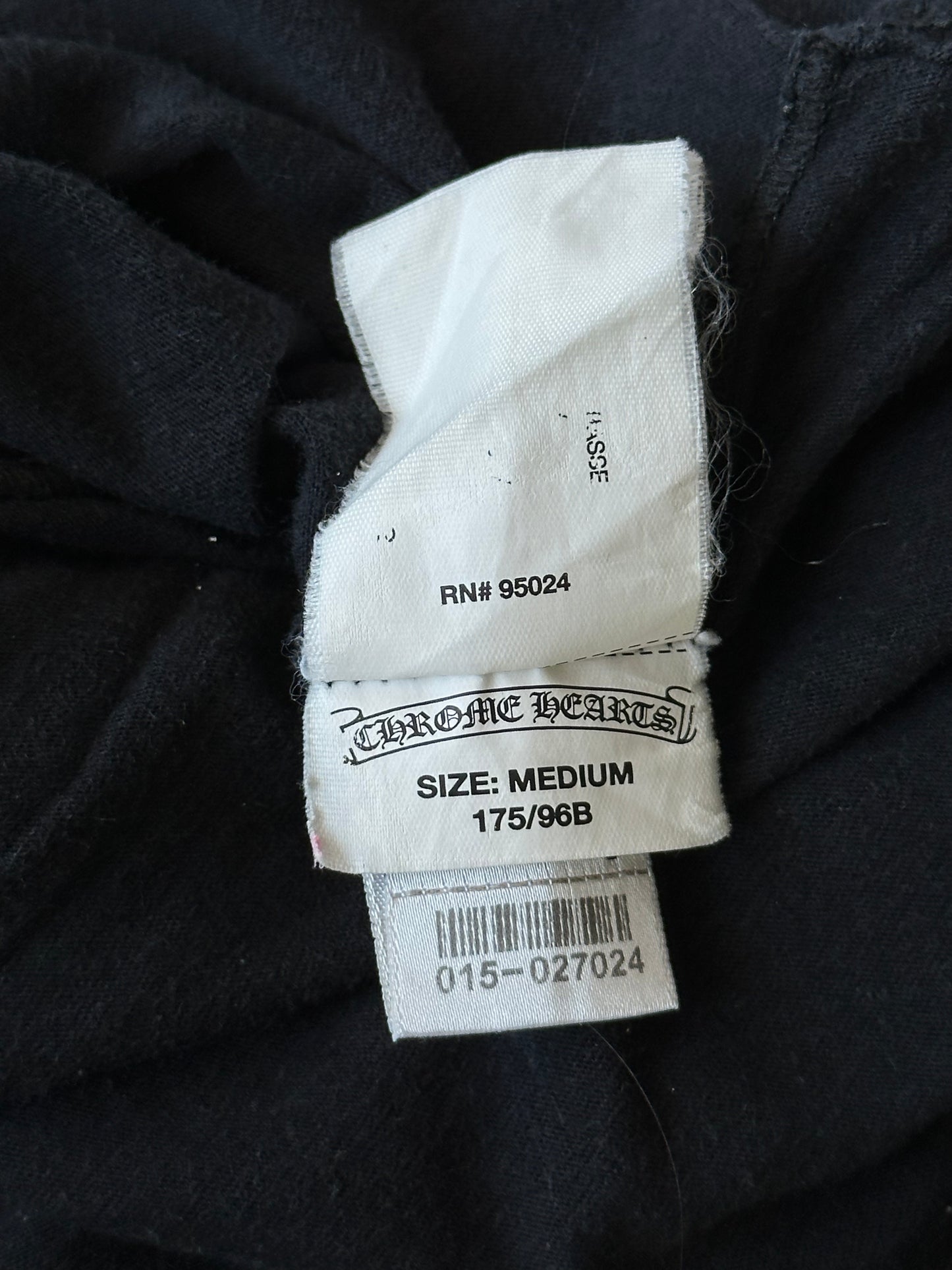 Chrome Hearts Black & White Made In Hollywood T-Shirt