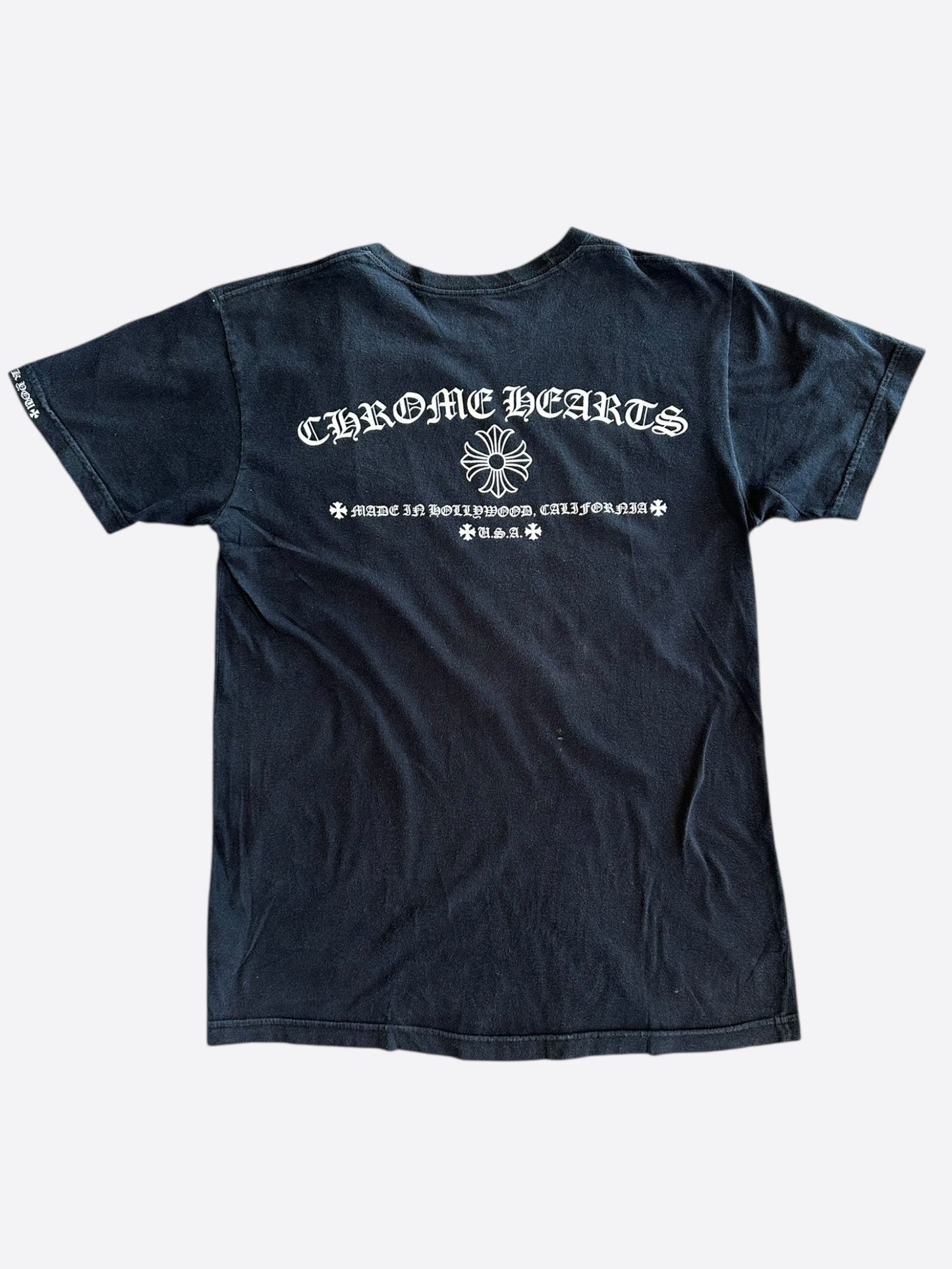 Chrome Hearts Black & White Made In Hollywood T-Shirt