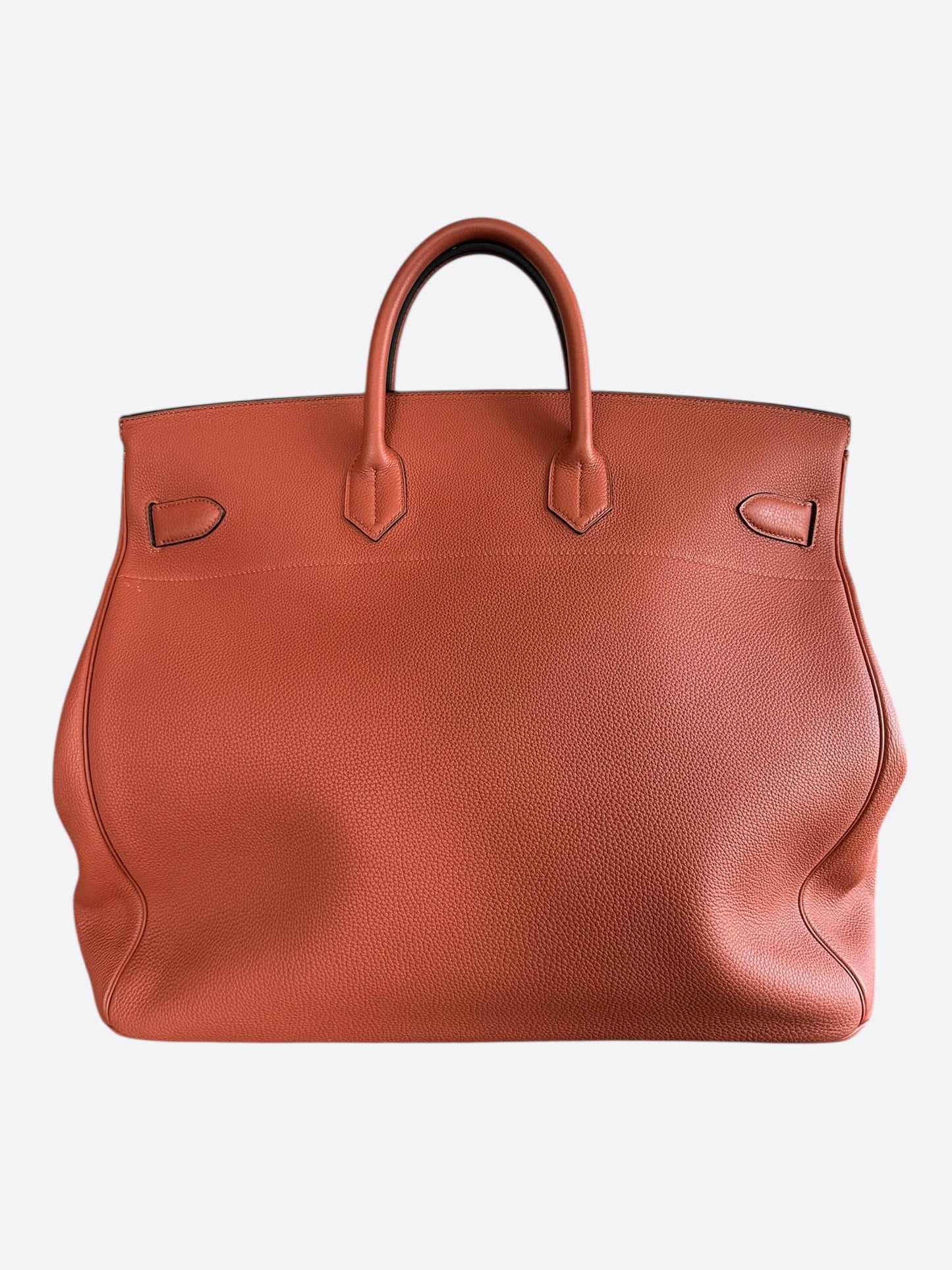 Hermes Red Togo HAC Birkin 50