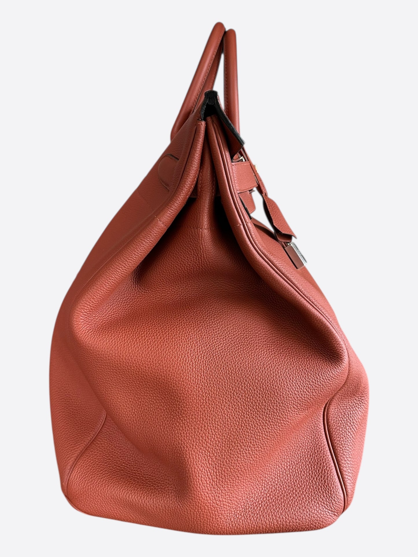 Hermes Red Togo HAC Birkin 50