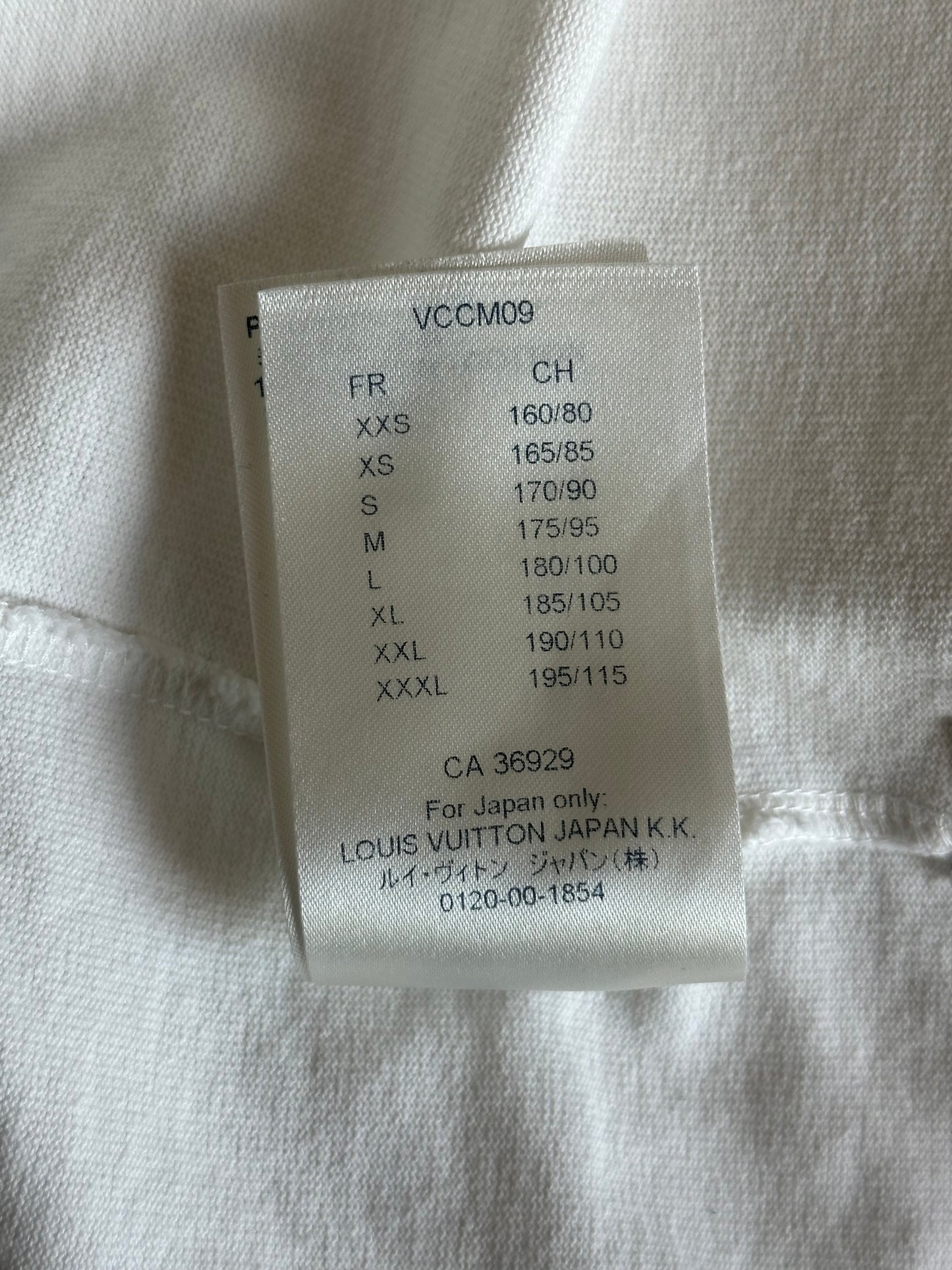 Louis Vuitton White Staples T-Shirt
