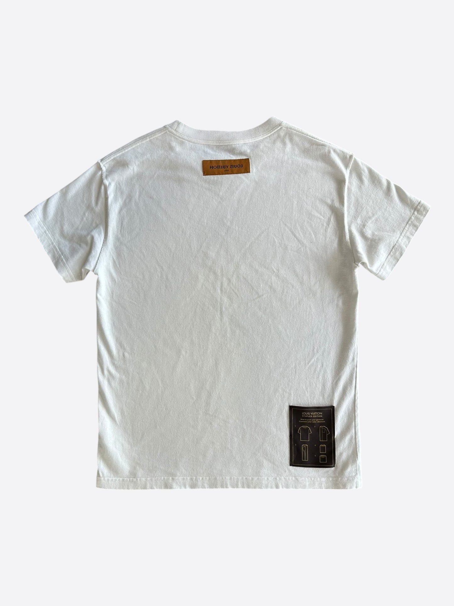 Louis Vuitton White Staples T-Shirt