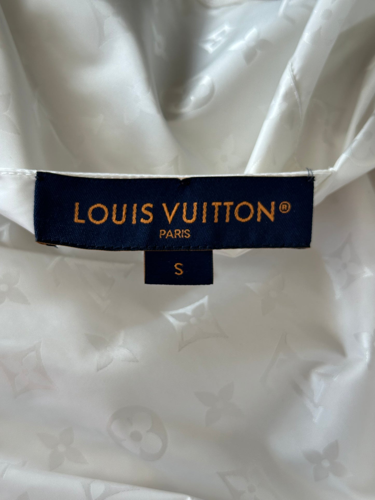 Louis Vuitton White Monogram Reversible Bomber Jacket