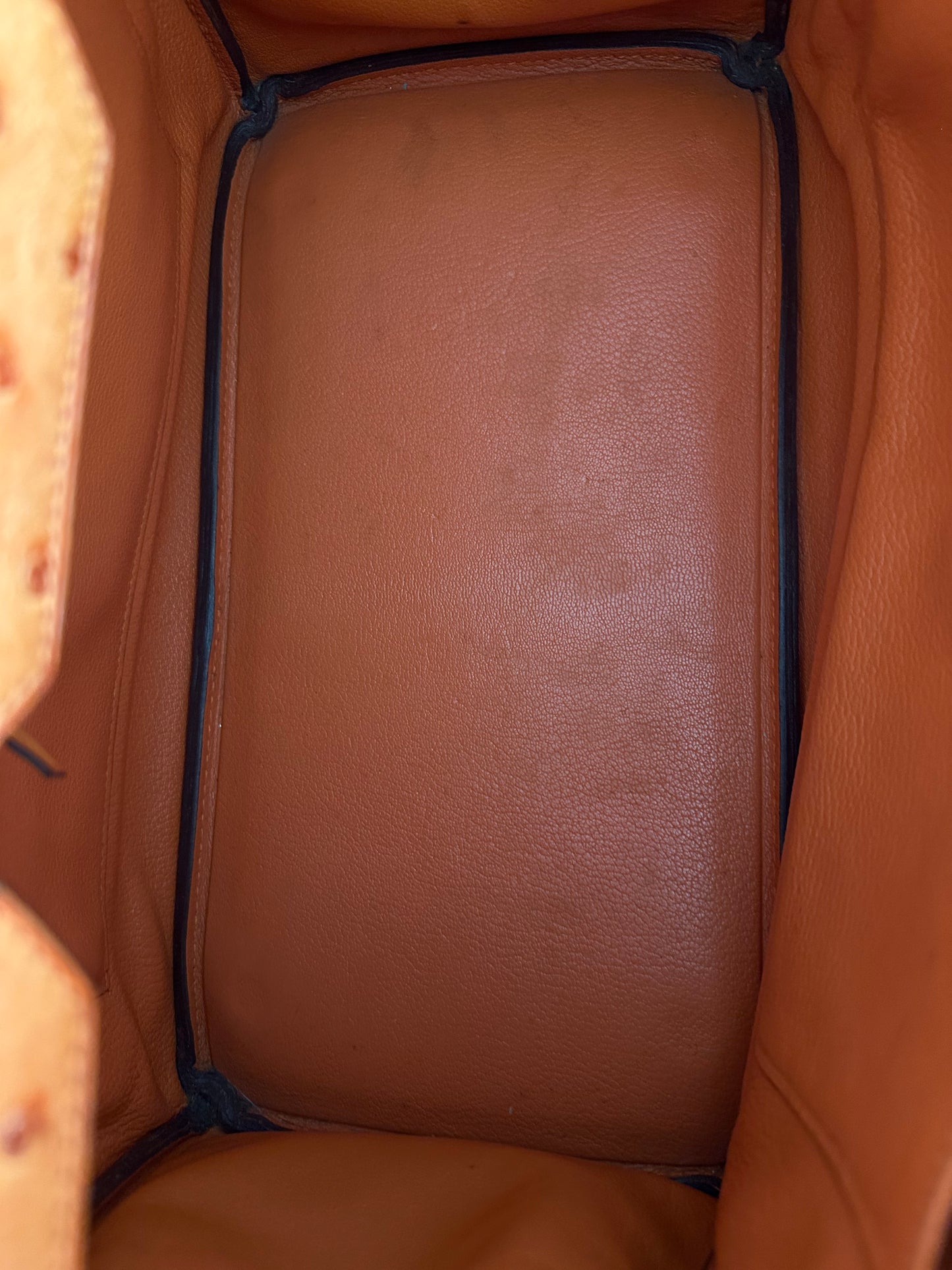 Hermes Brown Ostrich Birkin 35