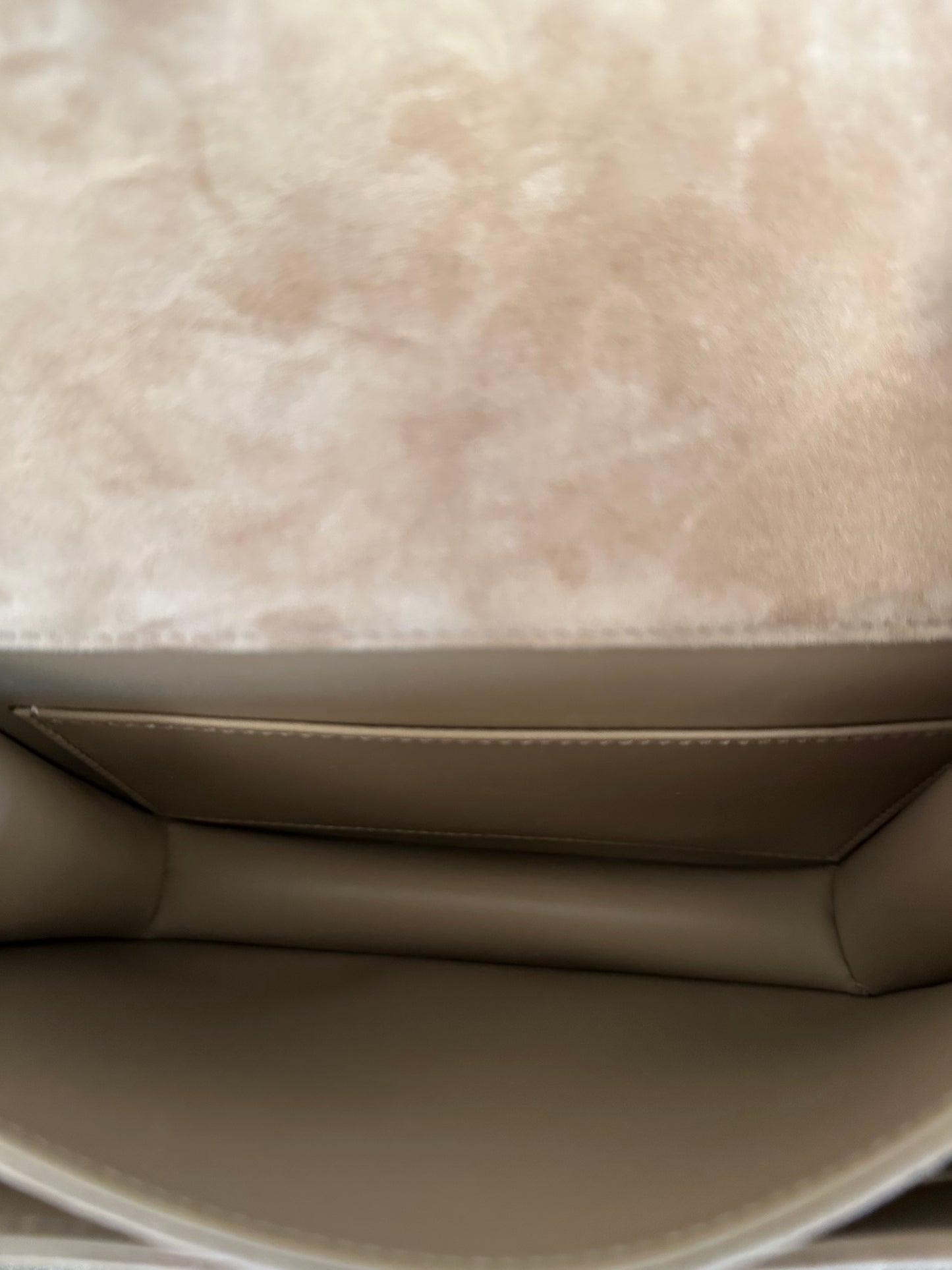 Hermes Beige Suede Constance 18