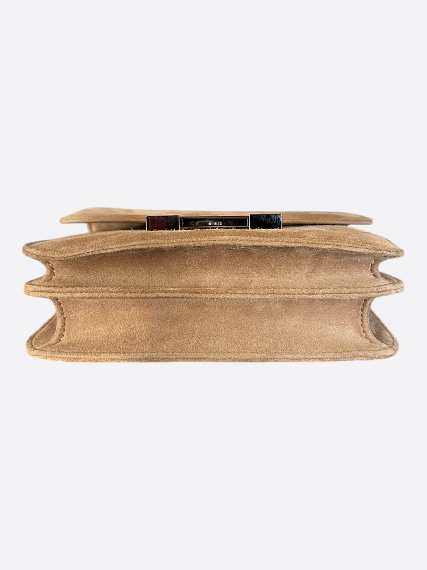 Hermes Beige Suede Constance 18
