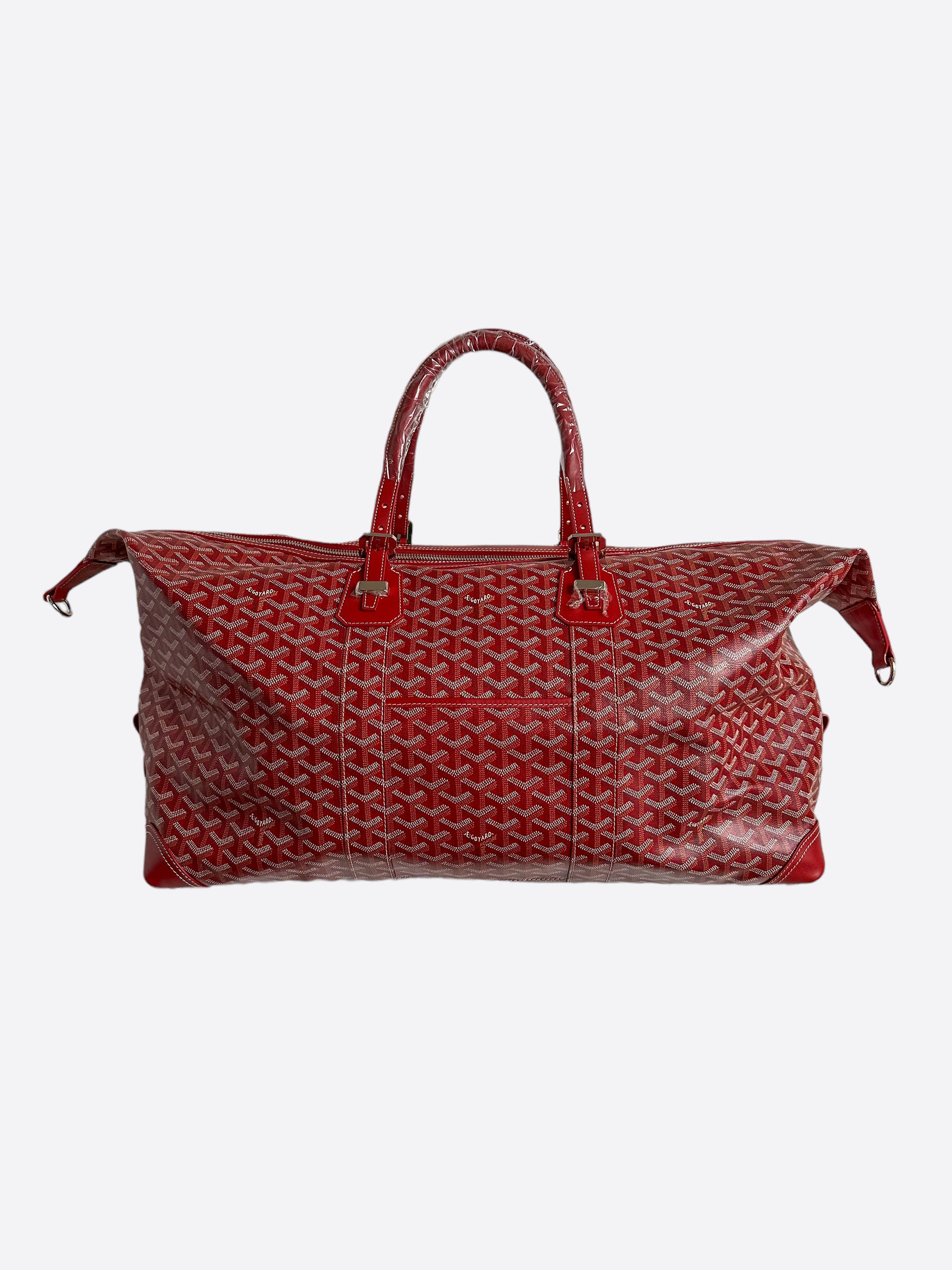 Goyard Boeing Travel Bag Coated Canvas 55 Red 90505114