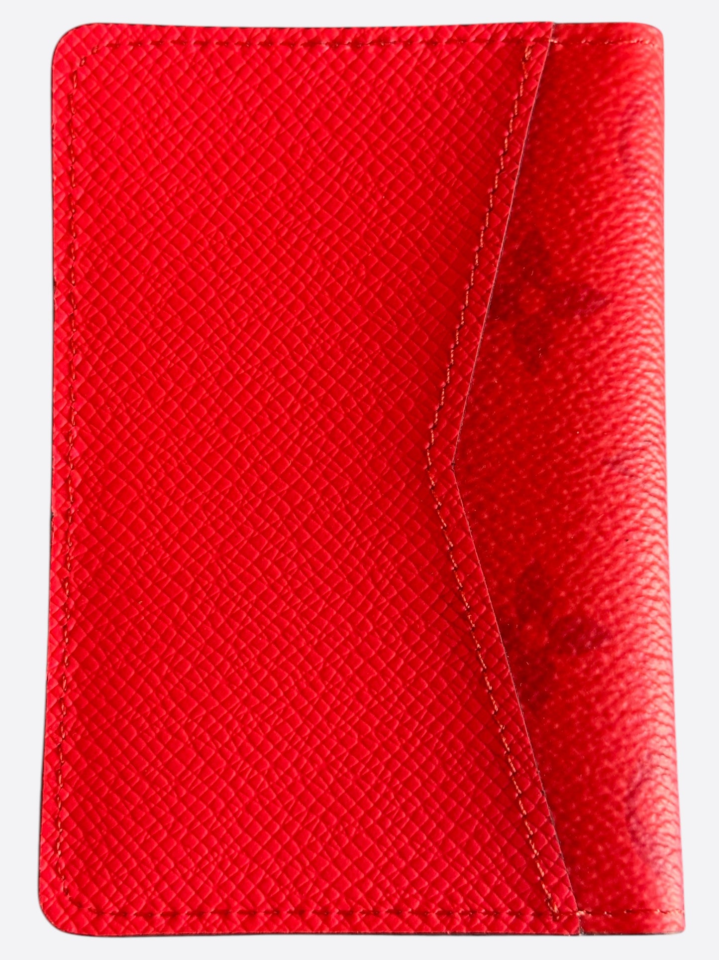 Louis Vuitton Red Taigarama Monogram Pocket Organizer