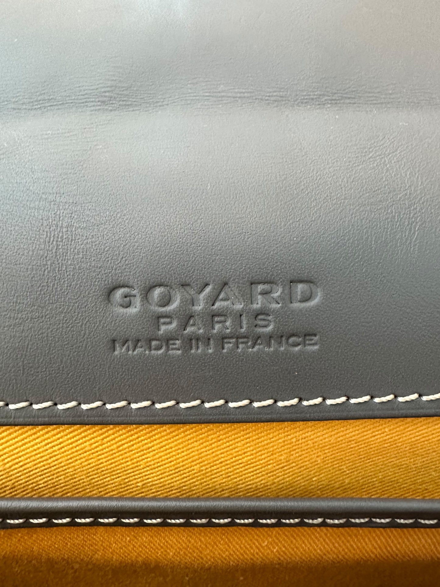 Goyard Grey Belvedere MM Messenger Bag