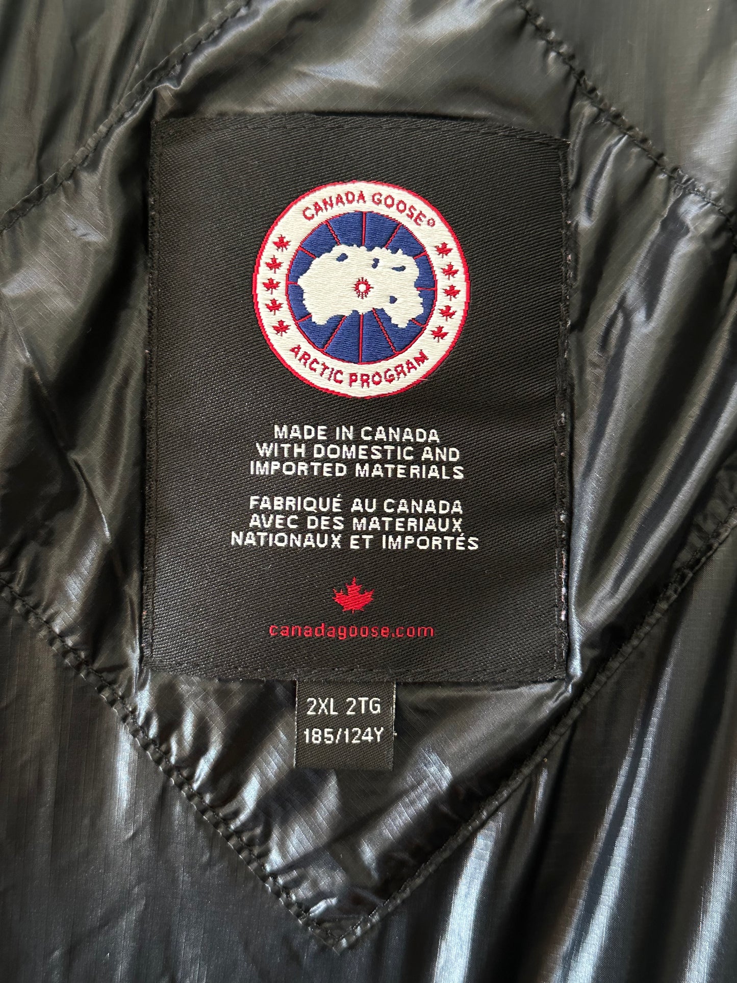 Canada Goose Black Crofton Men's Puffer Jacket