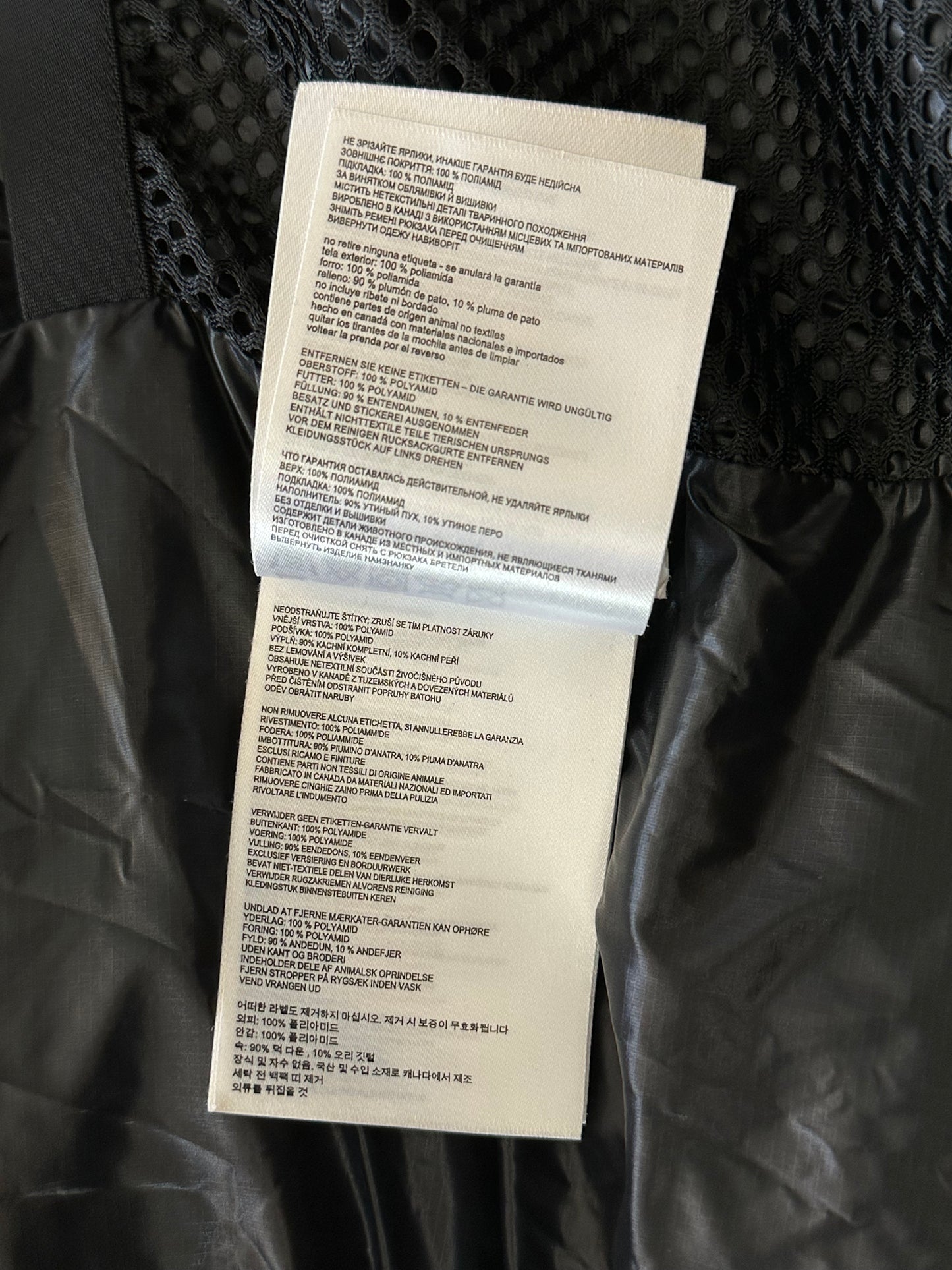 Canada Goose Black Crofton Men's Puffer Jacket