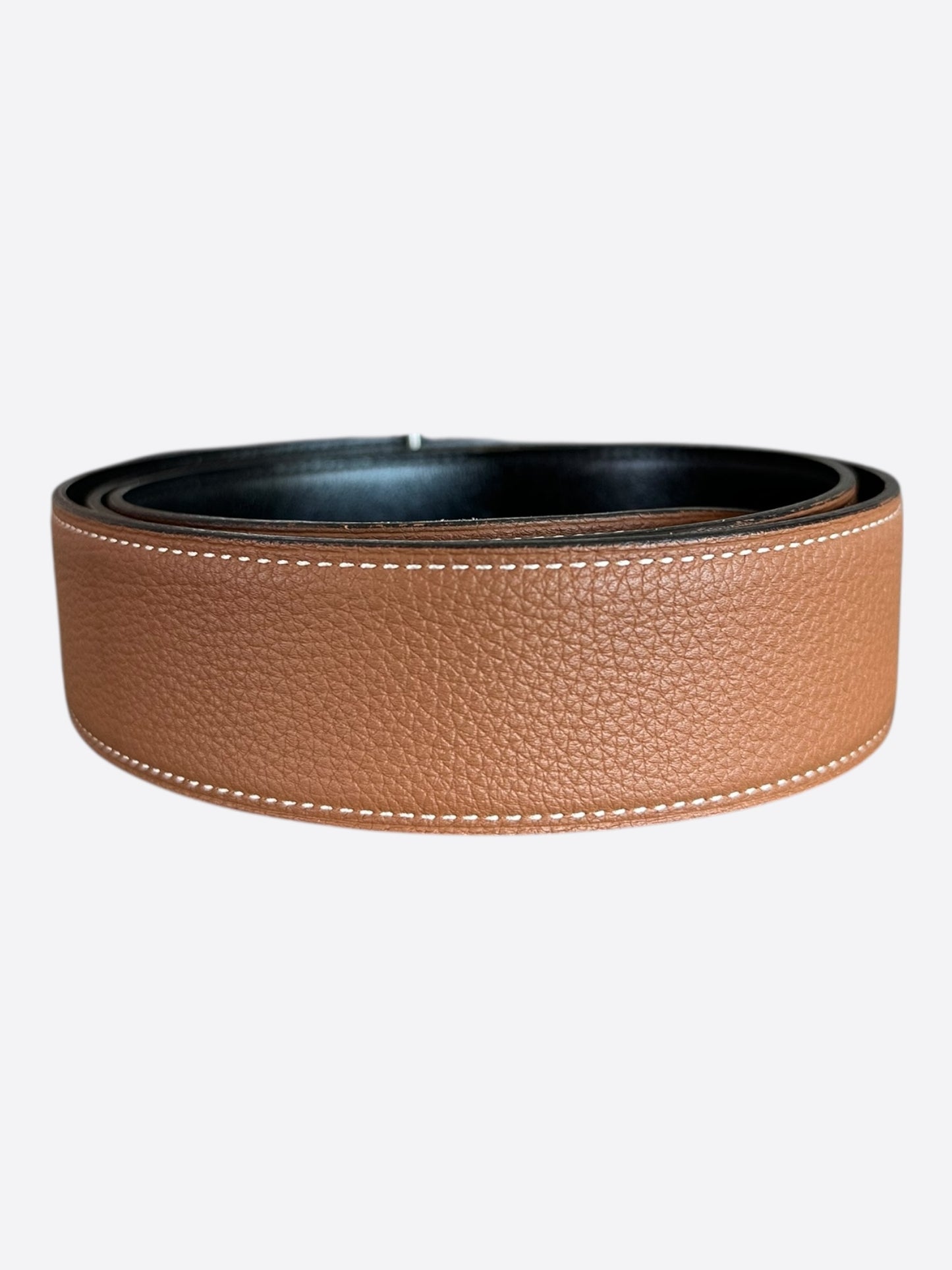 Hermes Brown & Black Reversible H Belt