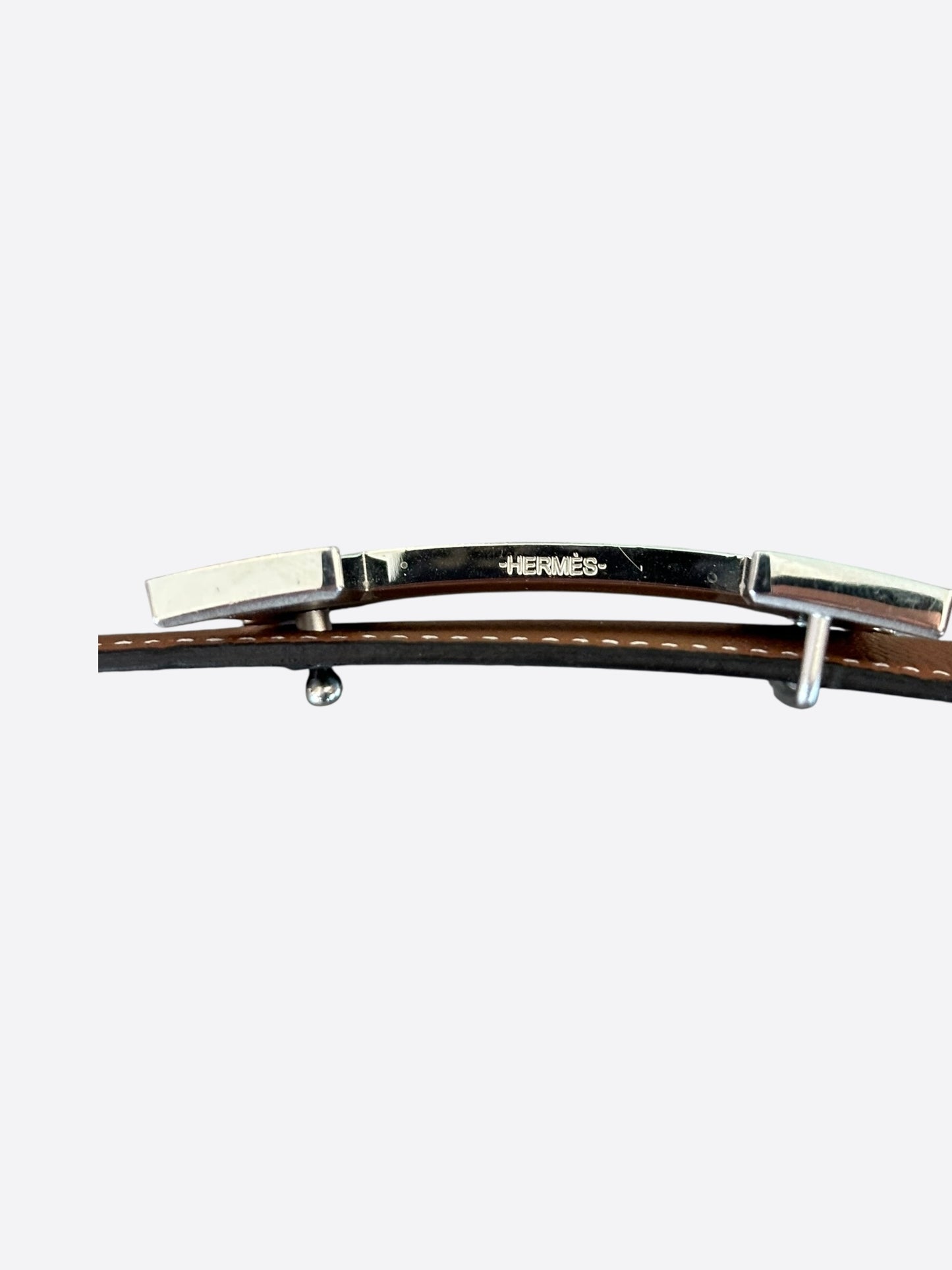 Hermes Brown & Black Reversible H Belt