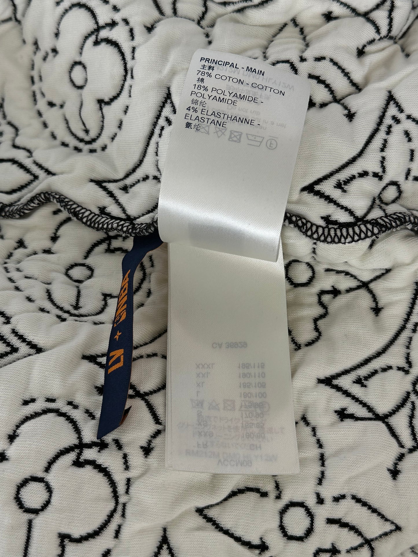 Louis Vuitton Black & White NBA Monogram Zip Up Hoodie