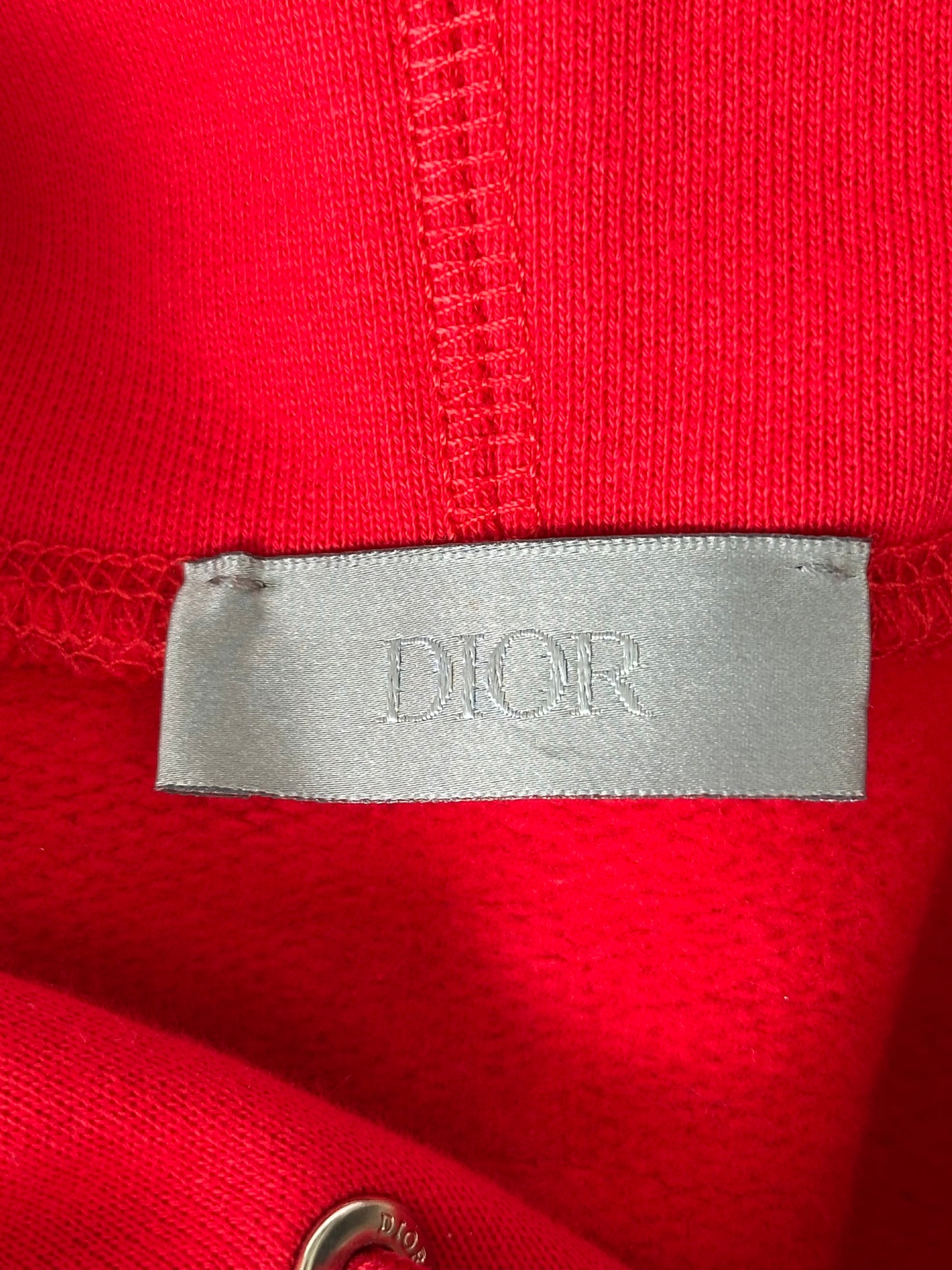 Dior Stussy Red & Black Ox Hoodie