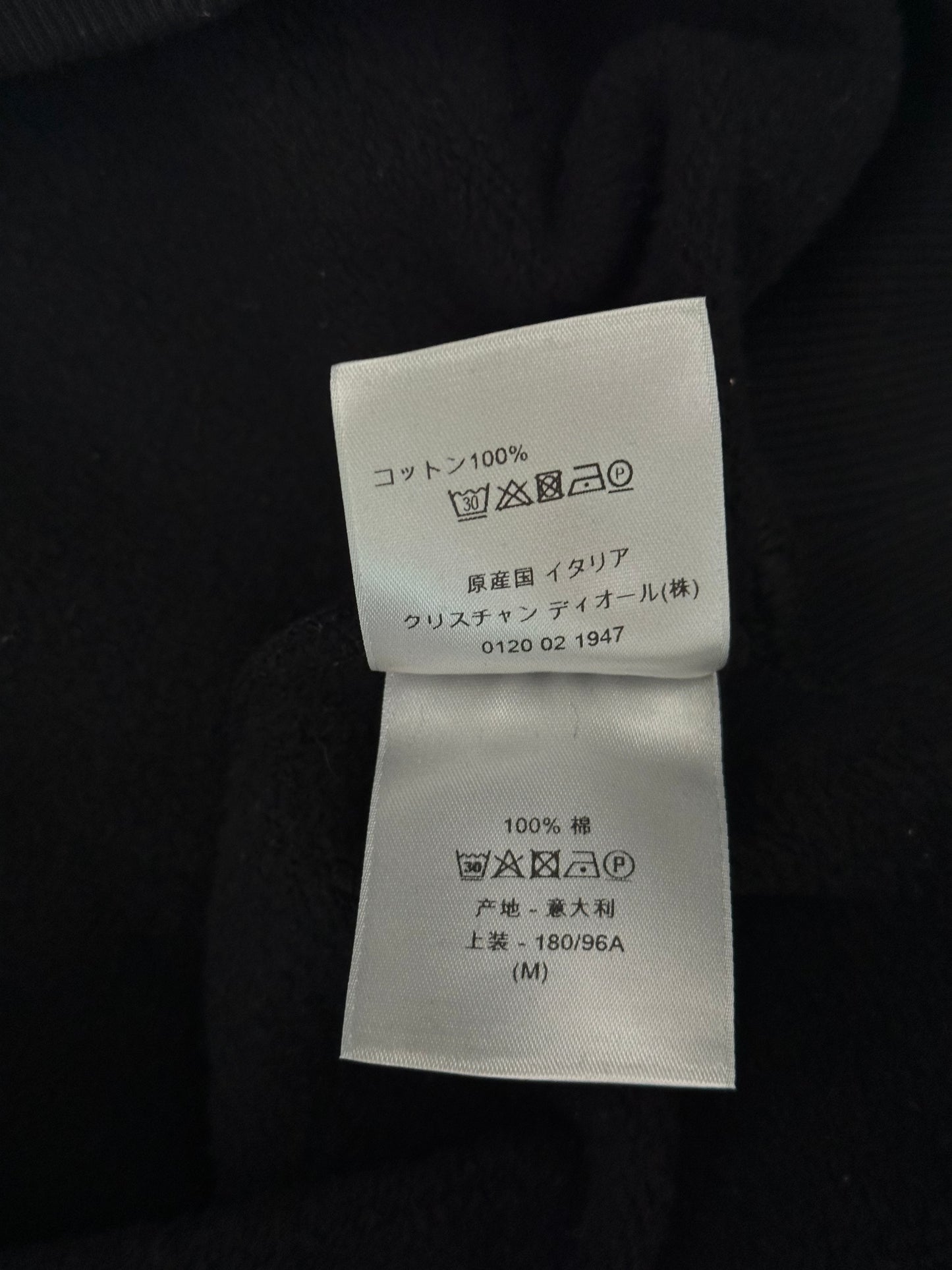 Dior Black CD Icon Embroidered Hoodie