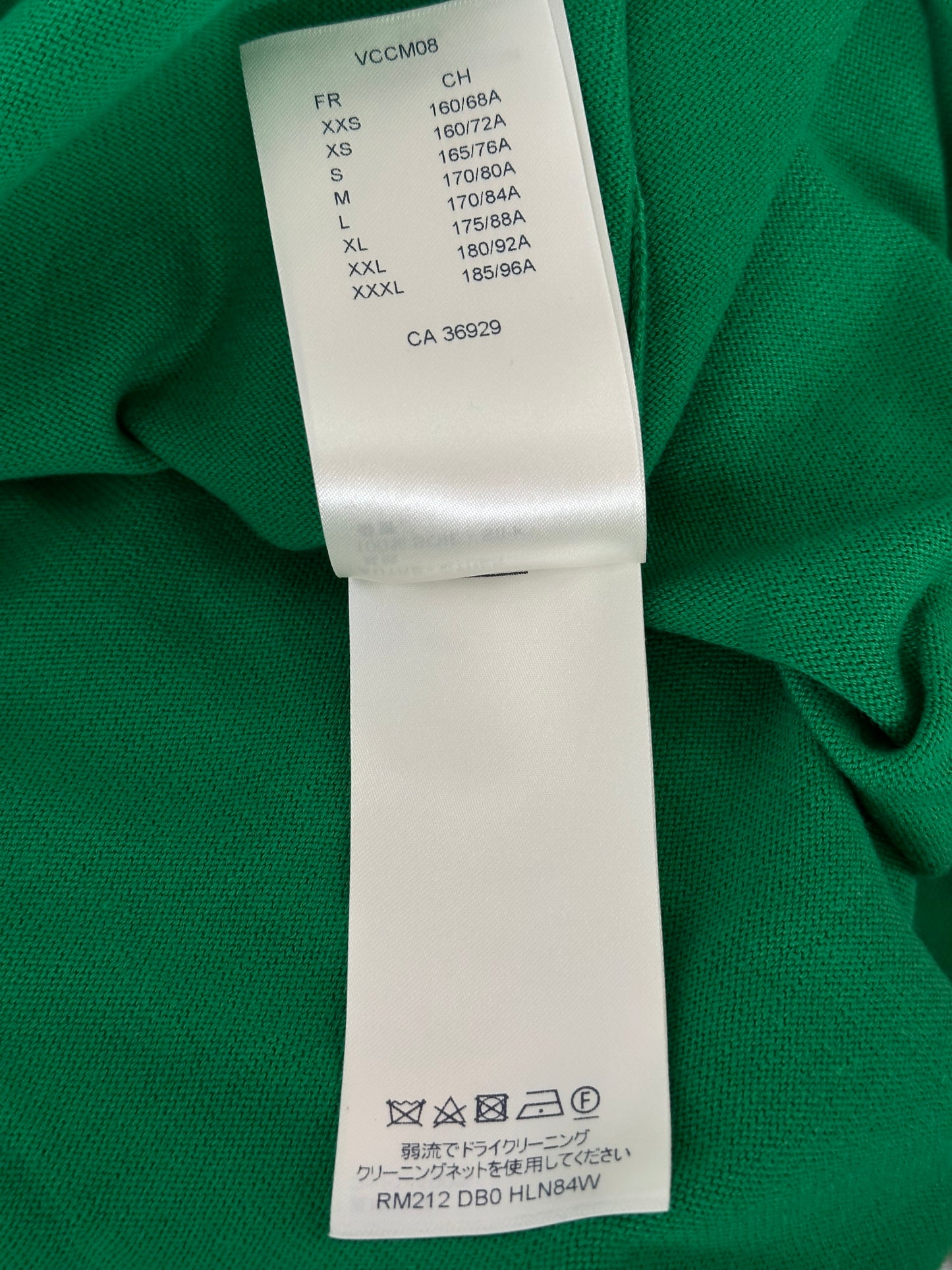 Louis Vuitton Green & White Everyday Logo Intarsia T-Shirt