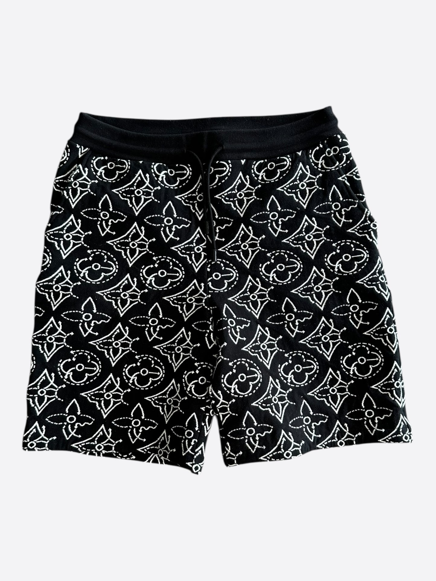 Louis Vuitton Black & White NBA Monogram Shorts