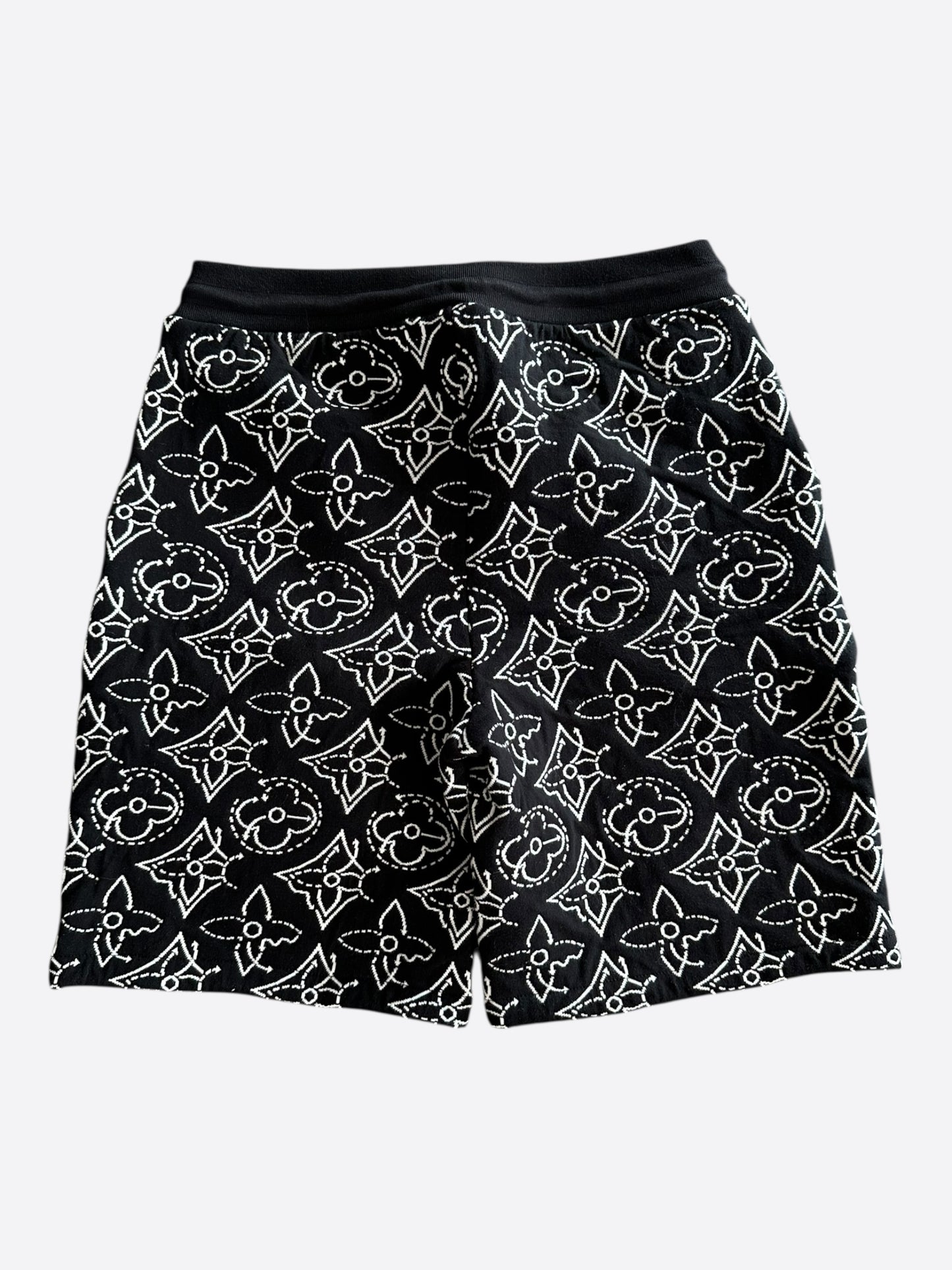 Louis Vuitton Black & White NBA Monogram Shorts