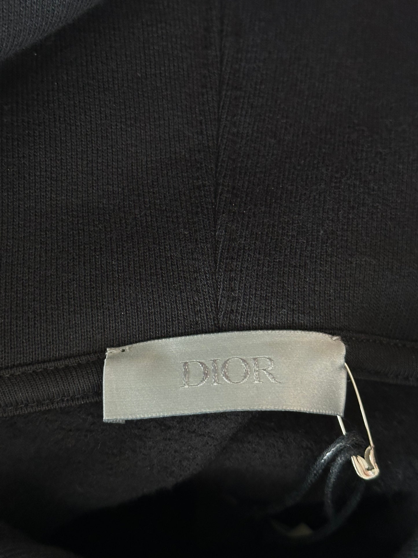 Dior Kenny Scharf Black & White Playing Cards Hoodie