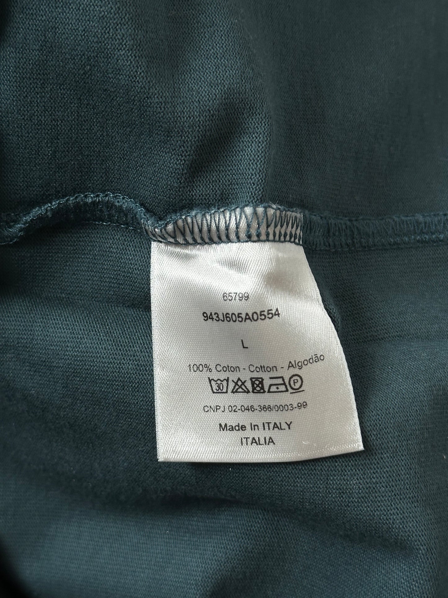Dior Green CD Icon Embroidered Logo T-Shirt