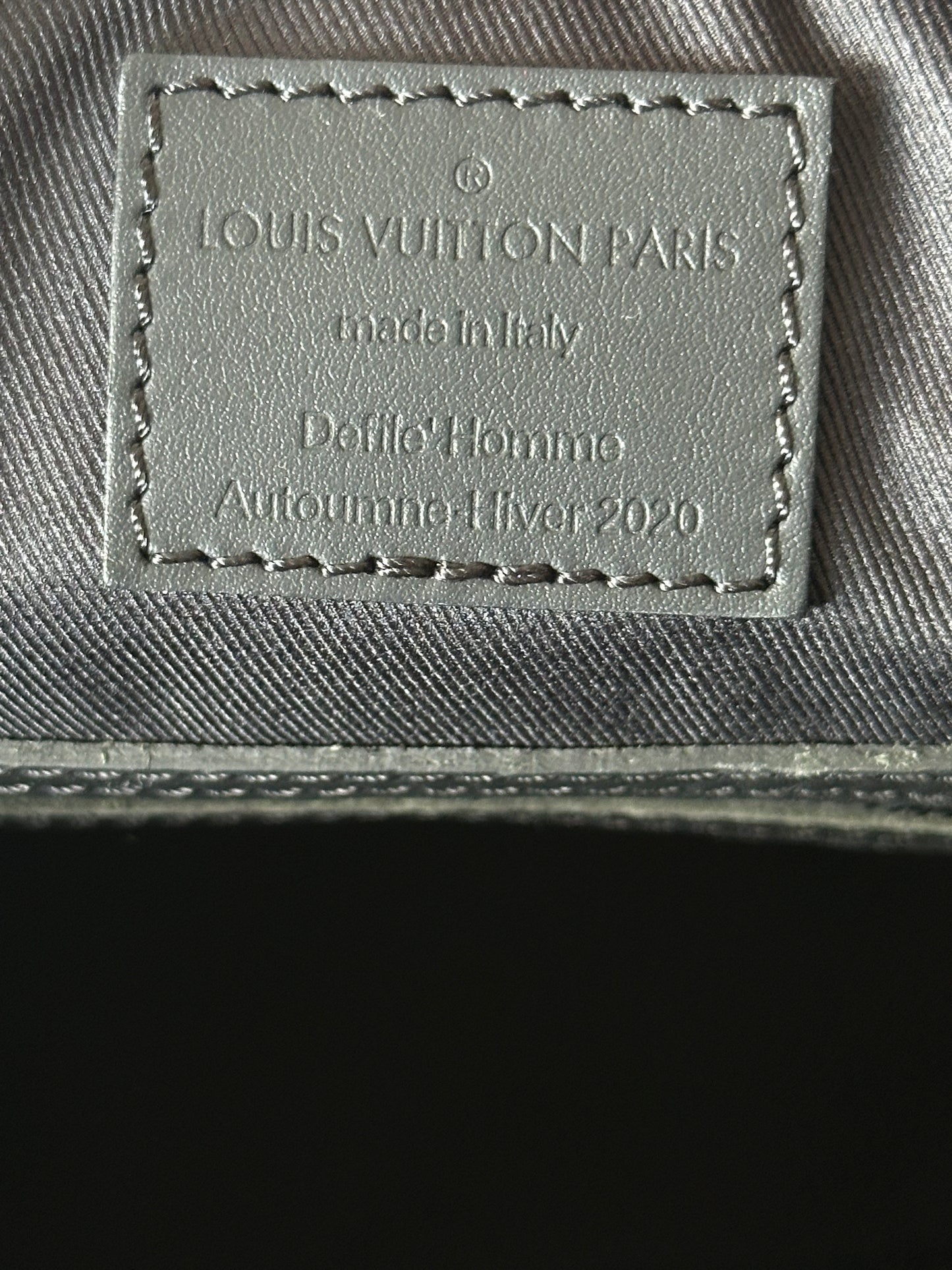 Louis Vuitton Black Monogram Tuffetage Keepall