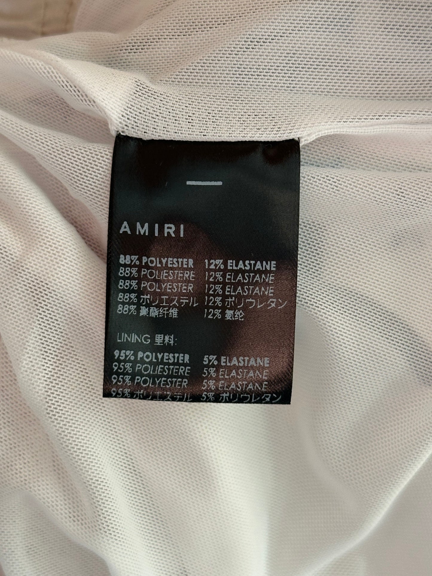 Amiri White & Multicolor Fortune Logo Swimshorts